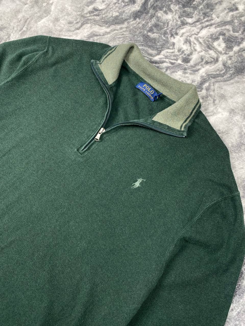 Polo Ralph Lauren Polo Ralph Lauren 1/4 Zip Sweatshirt Size US XL / EU 56 / 4 - 2 Thumbnail