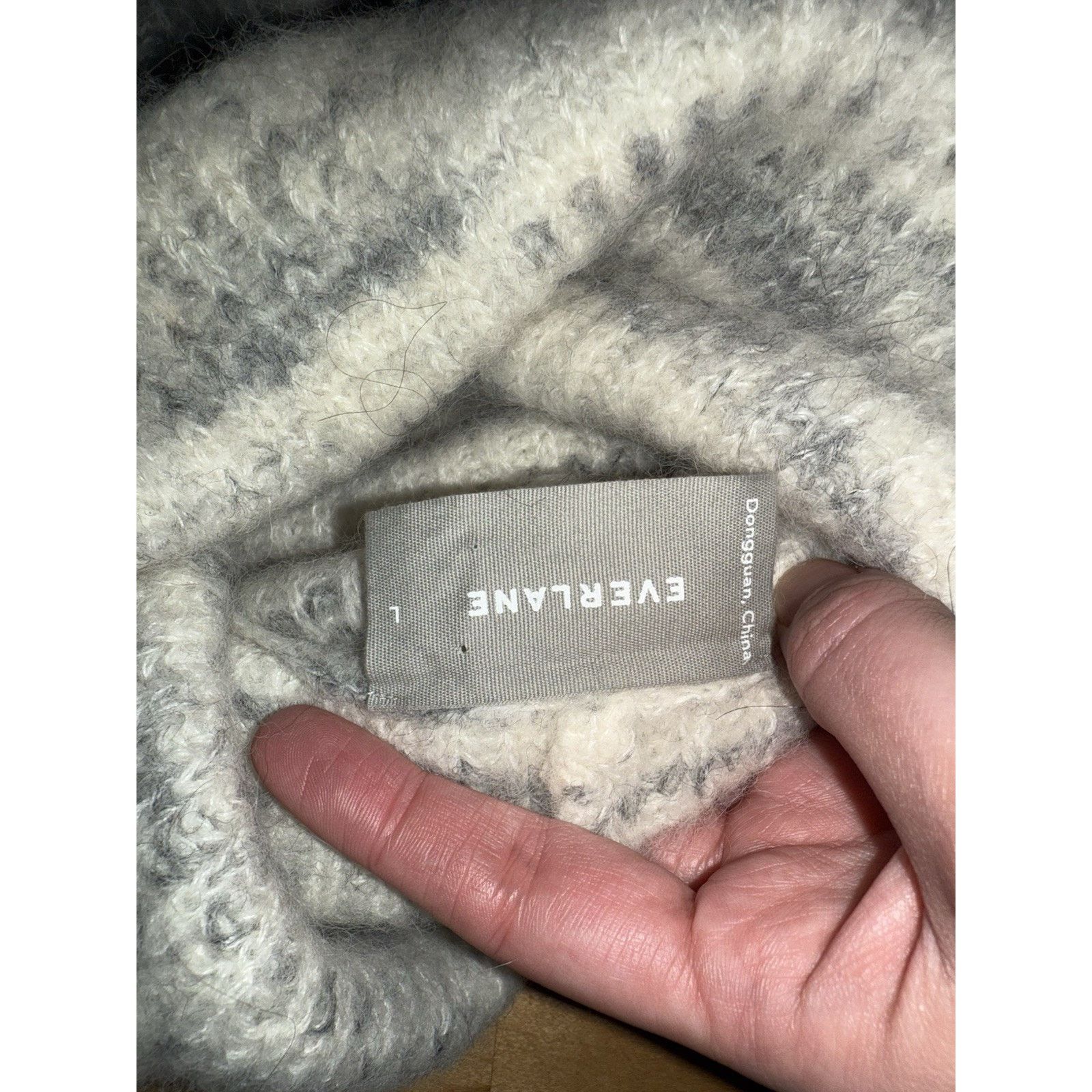 Everlane EVERLANE Alpaca Wool Knit Turtleneck Chunky Sweater Large Size L / US 10 / IT 46 - 5 Thumbnail