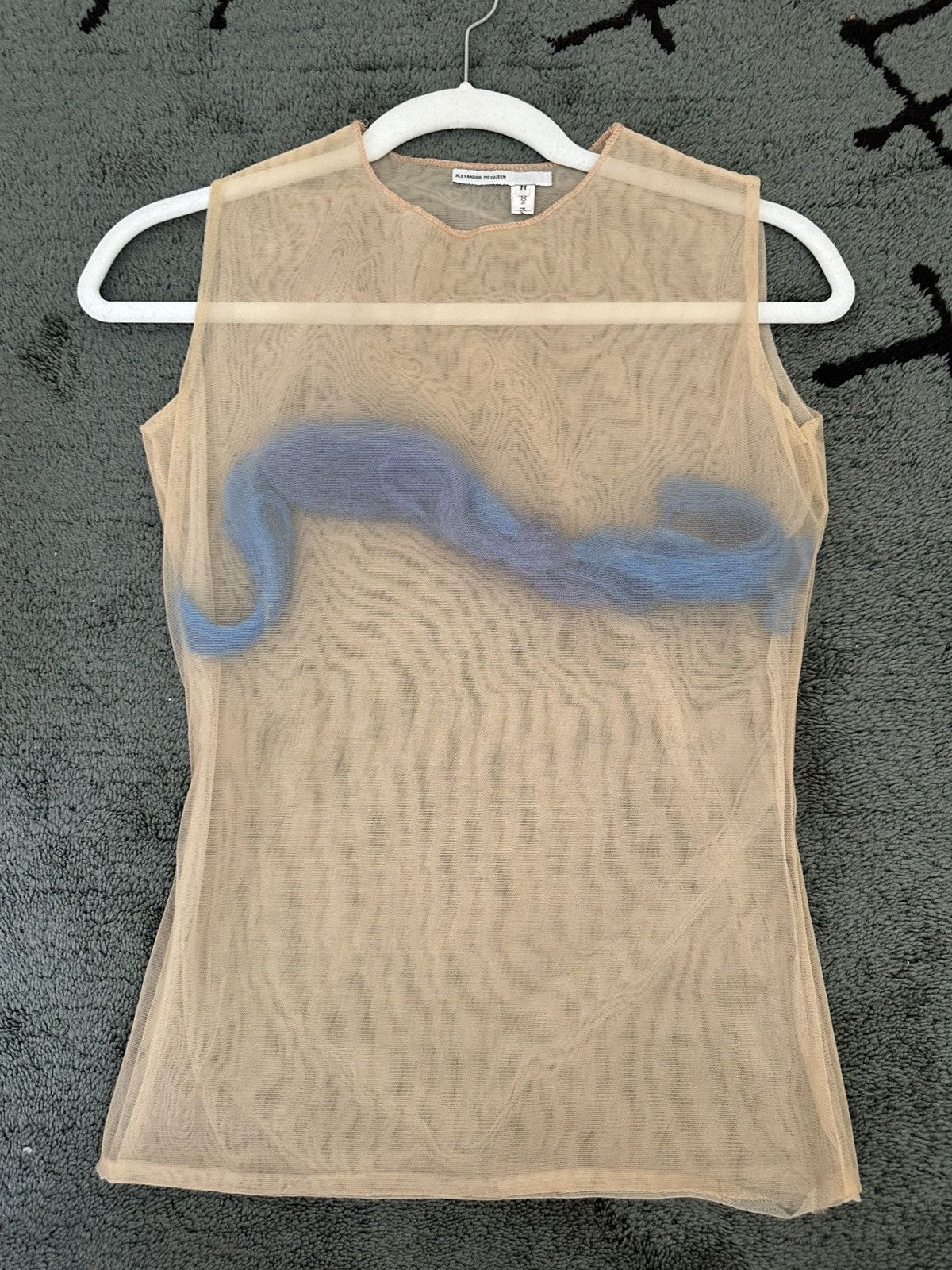 Alexander McQueen Archive Alexander McQueen Fall 1996 Mesh Top RARE Size M / US 6-8 / IT 42-44 - 2 Thumbnail
