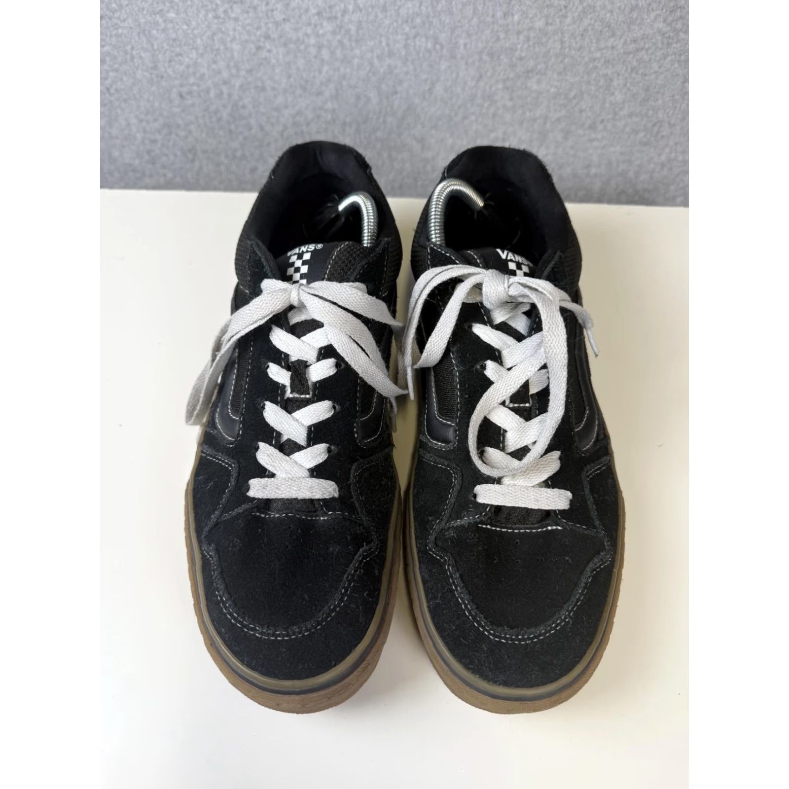 Vans VANS Sneakers Caldrone Black Low Top Suede Lace Up Mens 12 Shoe Athletic Vans Shoes Black Mens Size 12 Size US L / EU 52-54 / 3 - 3 Thumbnail