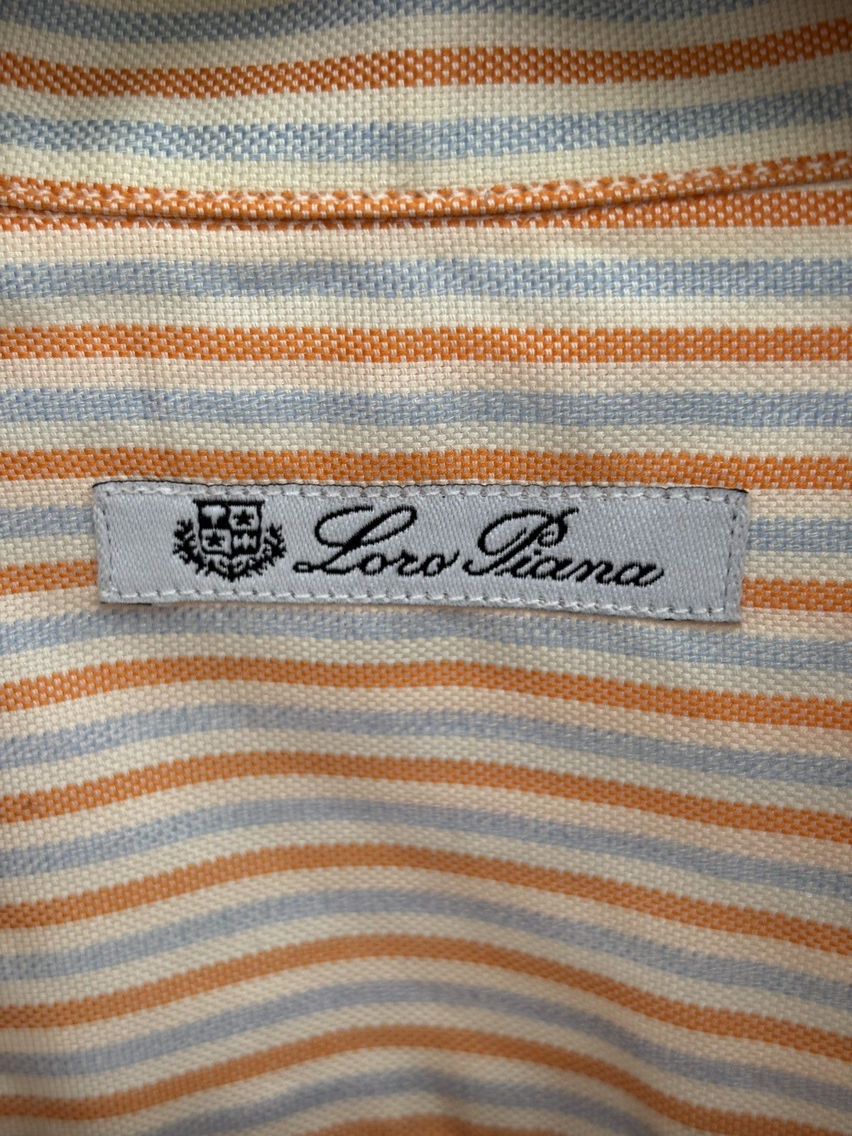 Loro Piana Striped Cotton Shirt Size US XL / EU 56 / 4 - 4 Thumbnail
