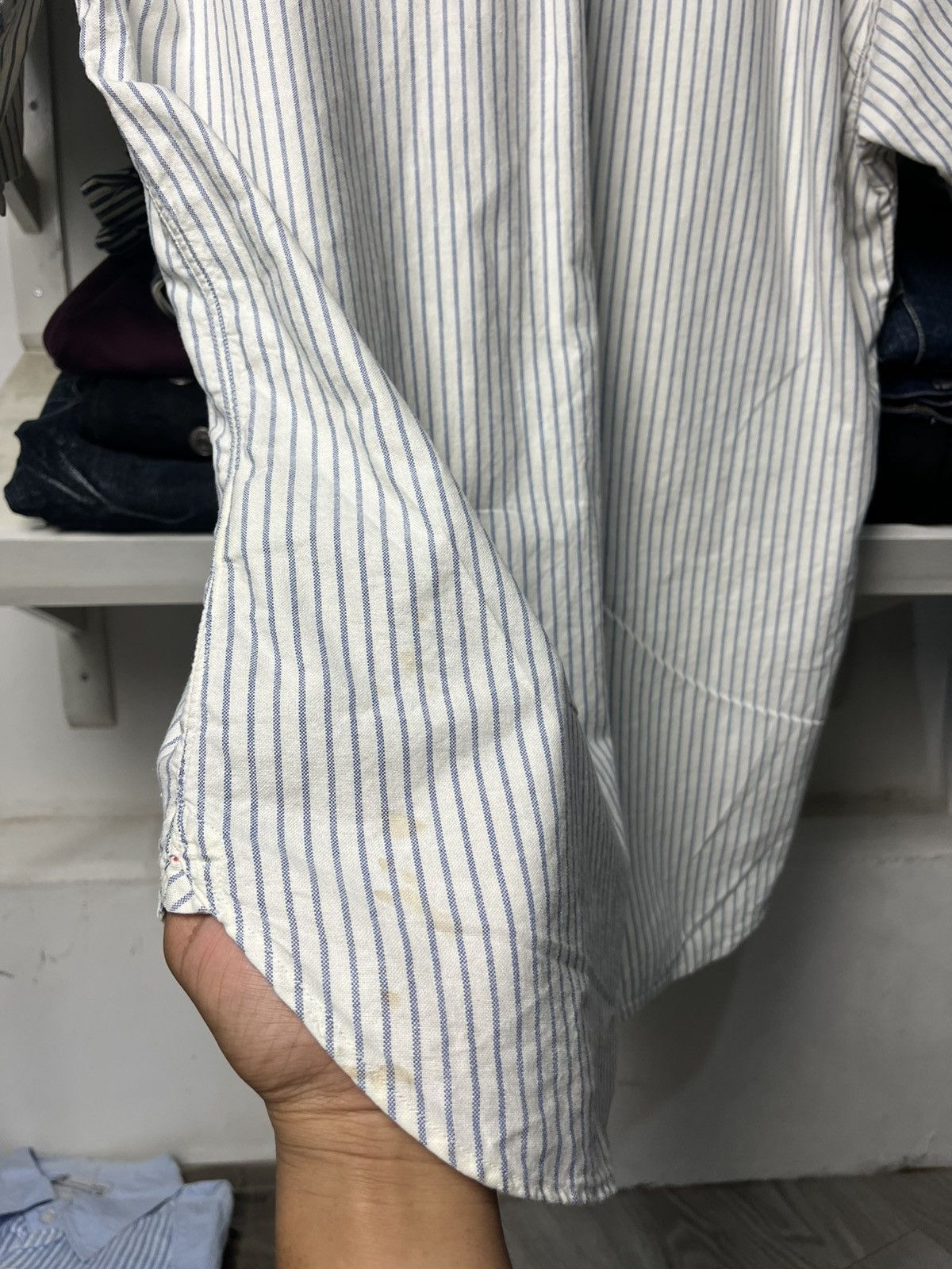 Sugar Cane Sugar Cane Coke Stripe Work shirt Size US XL / EU 56 / 4 - 7 Thumbnail