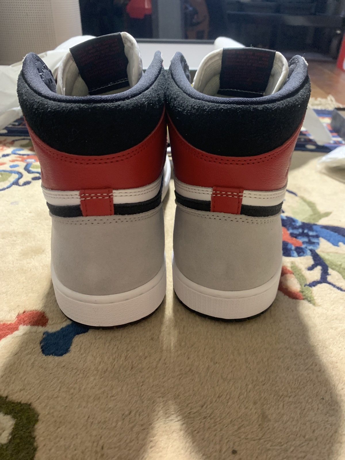 Nike Jordan 1 high. Smoke grey Size US 12 / EU 45 - 6 Thumbnail