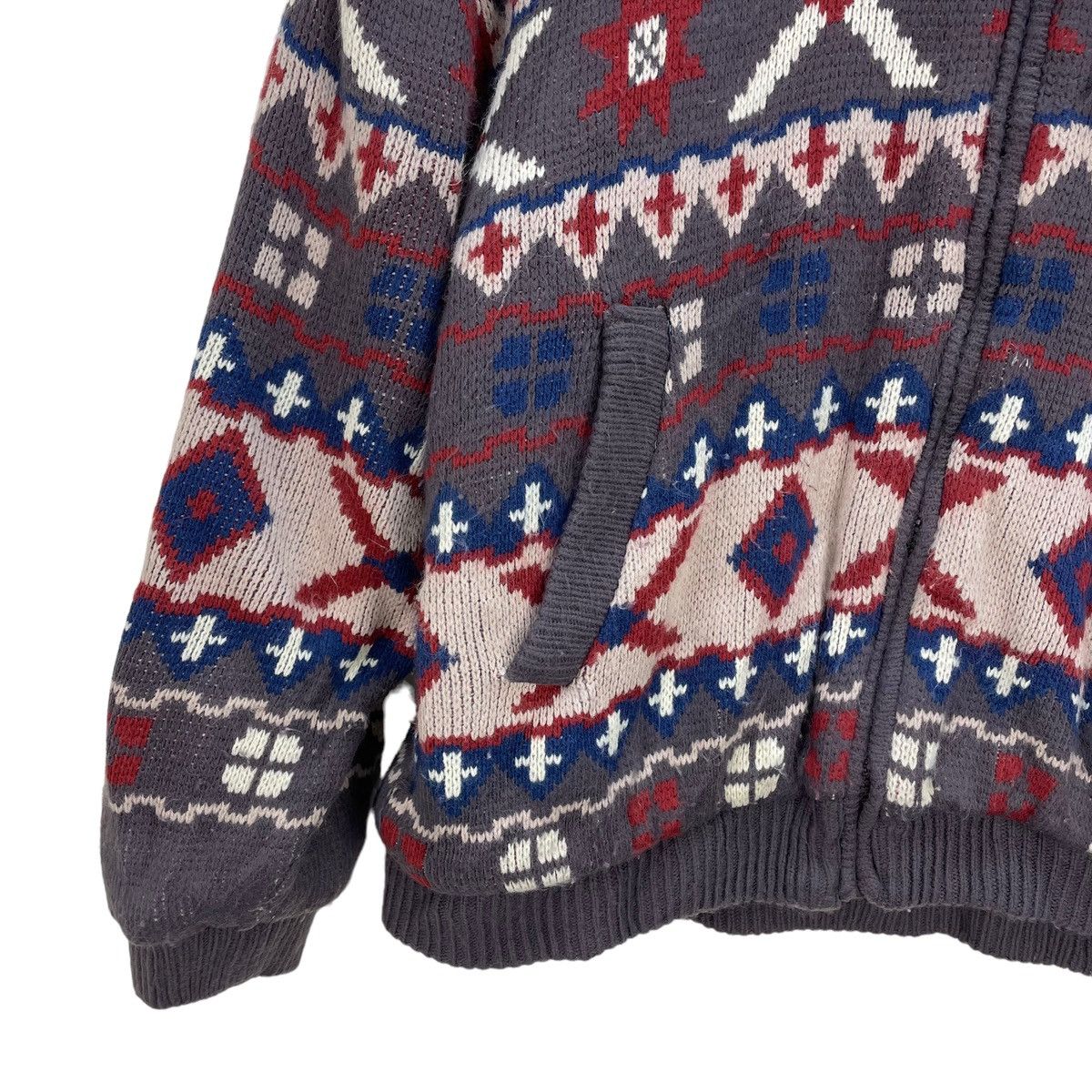Japanese Brand 🔥Vtg Japanese Brand GB Company Aztec Native Sherpa Jacket Size US M / EU 48-50 / 2 - 5 Thumbnail