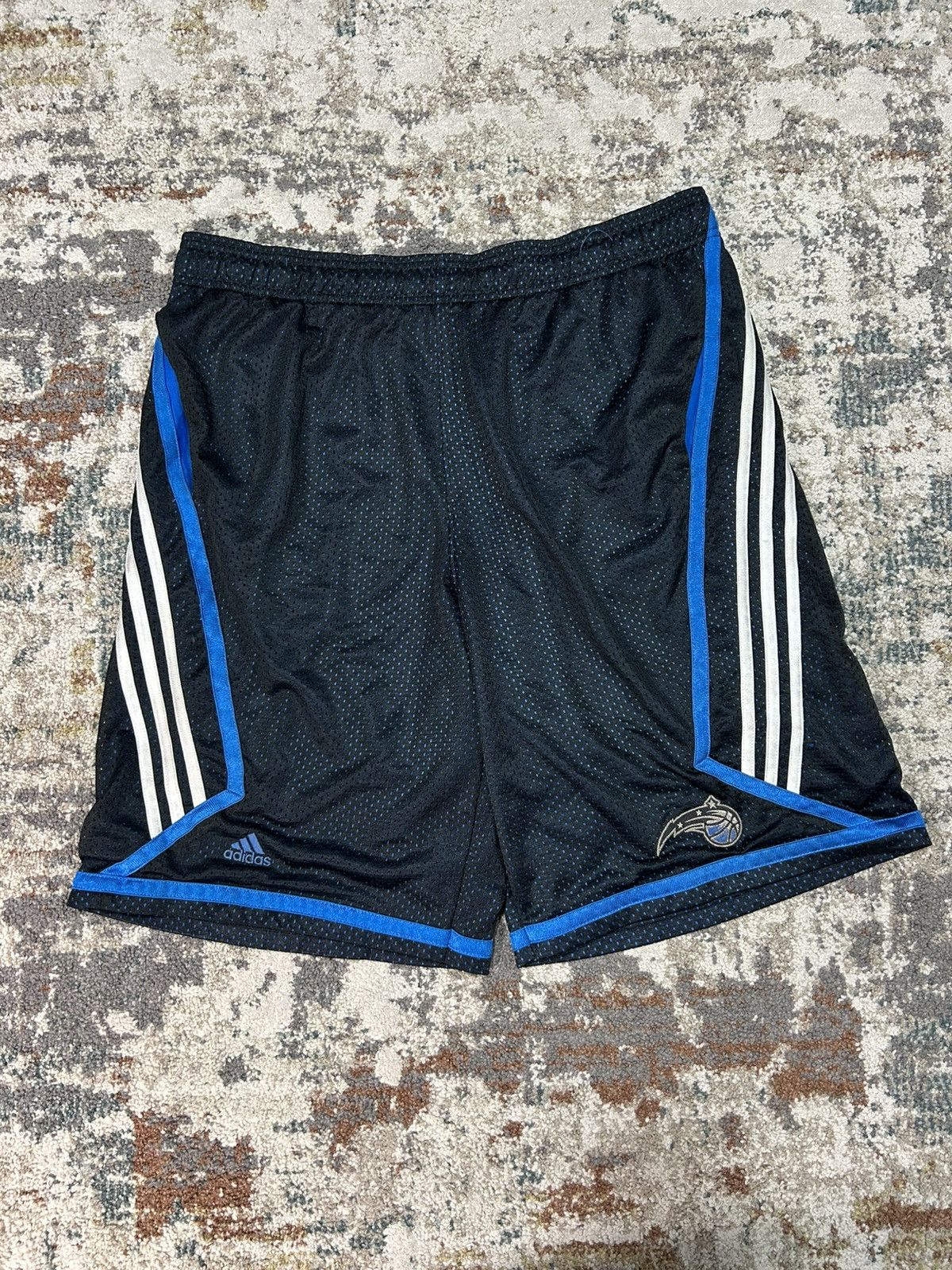 Vintage Y2k Orlando Magic Adidas 3-Striped Mesh Shorts