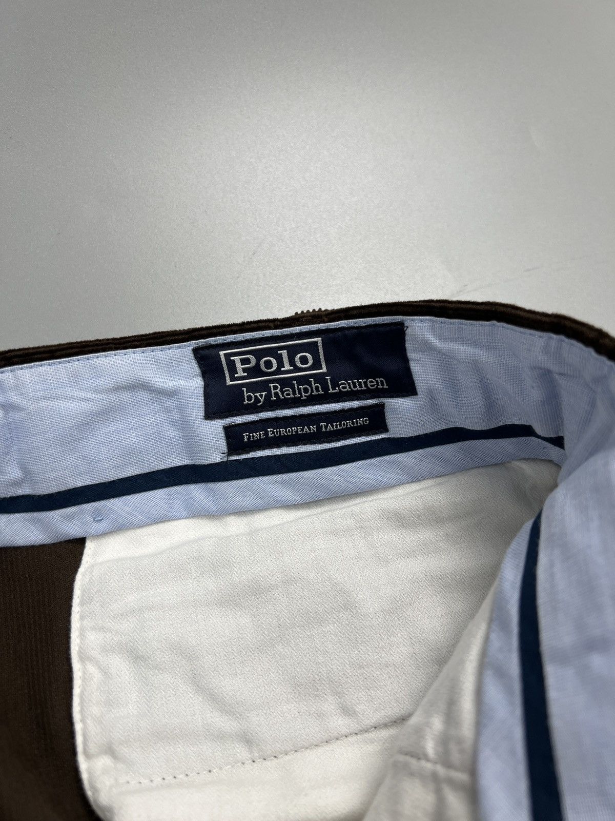Polo Ralph Lauren NWOT Polo Ralph Lauren Brown Corduroy Trousers Pants (Y0603) Size US 36 / EU 52 - 7 Thumbnail