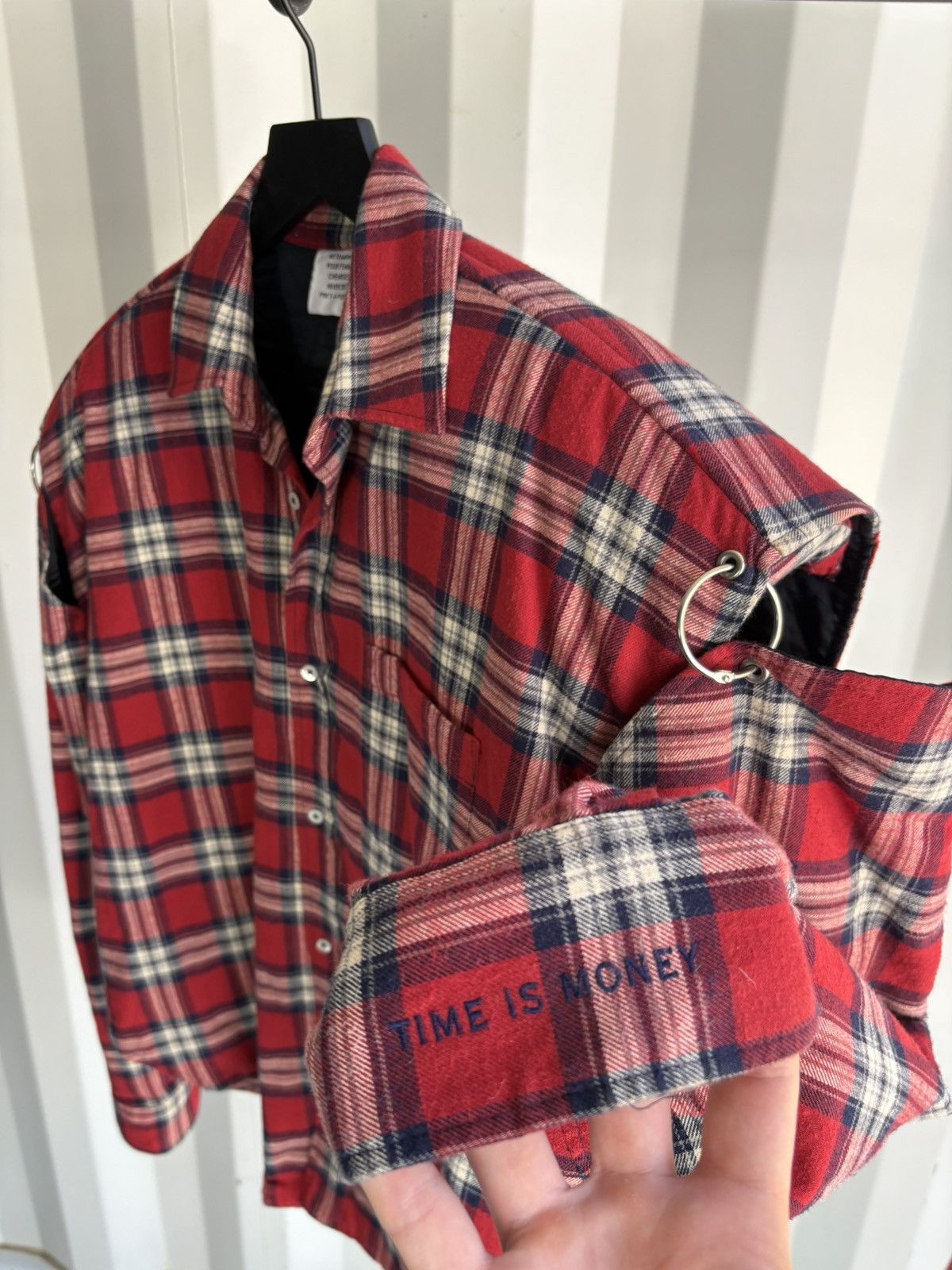 Vetements Oversized Football Shoulder Pad Flannel Size US S / EU 44-46 / 1 - 6 Thumbnail