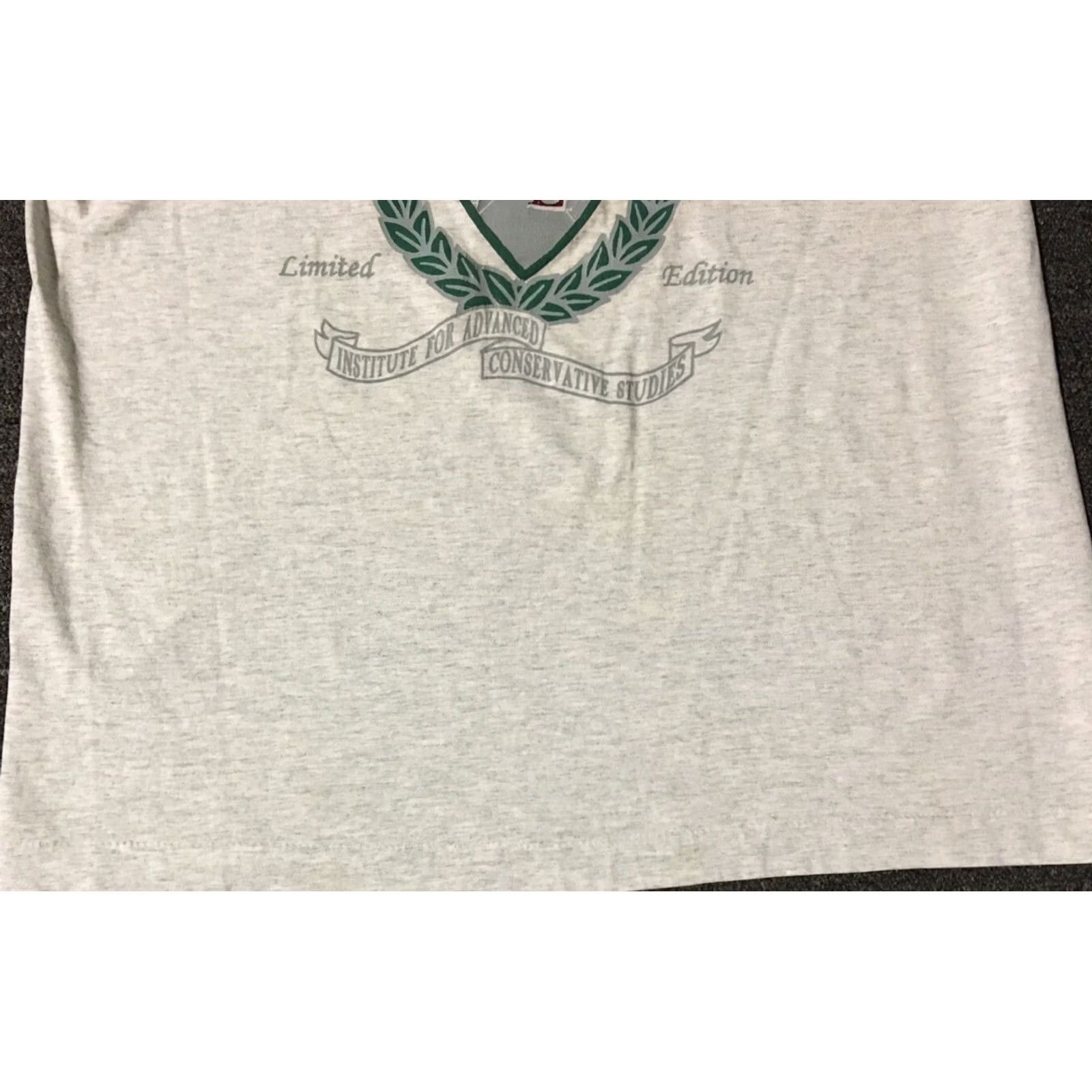 Vintage VINTAGE Rush Limbaugh Institute Conservative Studies Faded Shirt M Gray Navy Seal University USA Politics Graphic Tee Men Shirt Size M Size US M / EU 48-50 / 2 - 4 Thumbnail