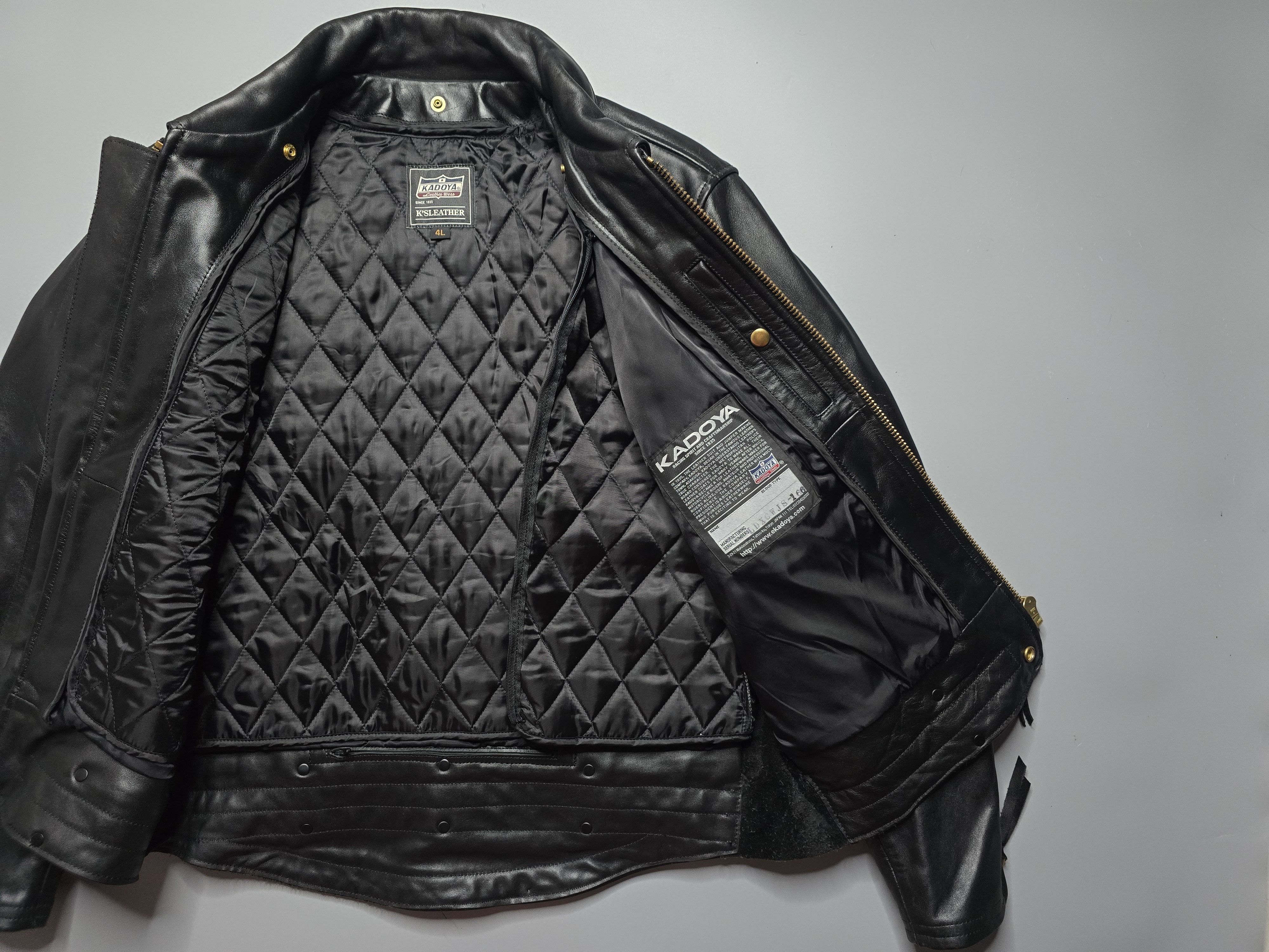 Kadoya Kadoya - CHW-JP Single Riders Leather Jacket Size US L / EU 52-54 / 3 - 6 Thumbnail