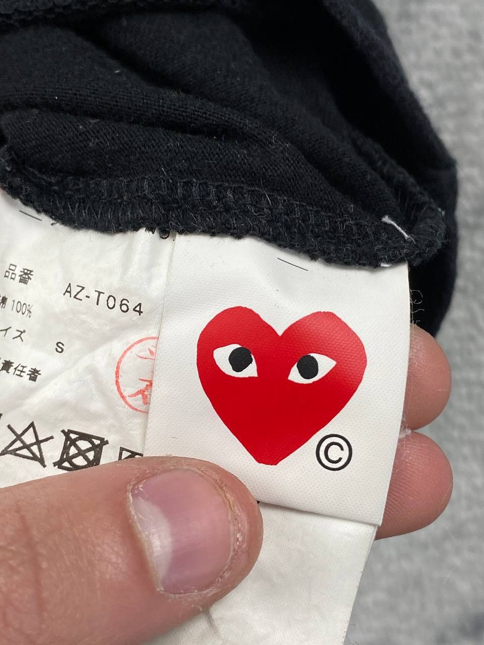 Comme des Garcons Comme des Garçons PLAY T Shirt Men Size S Black Size US S / EU 44-46 / 1 - 7 Thumbnail