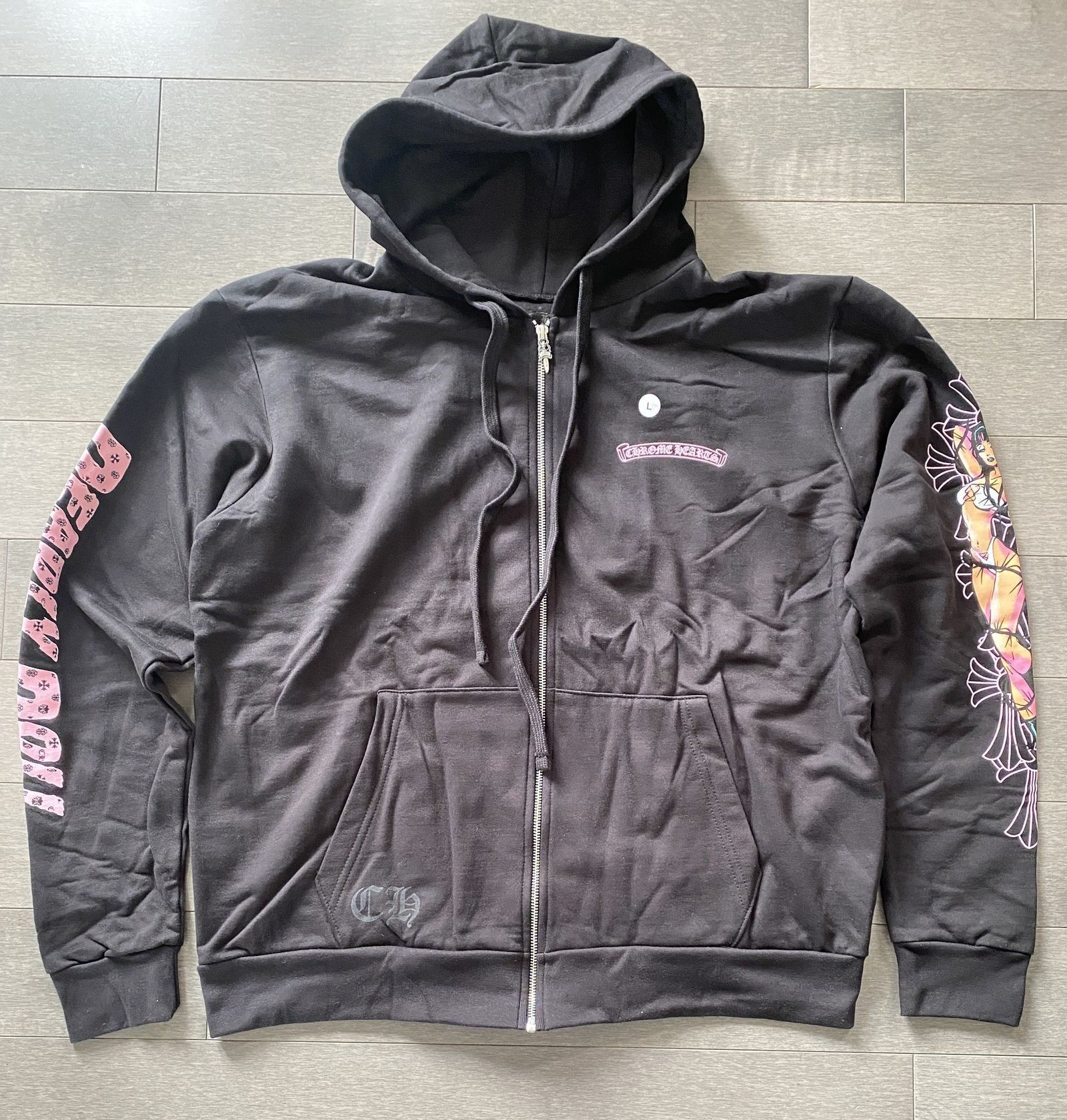 Chrome Hearts Chrome Hearts Deadly Doll Zip Up Hoodie Miami