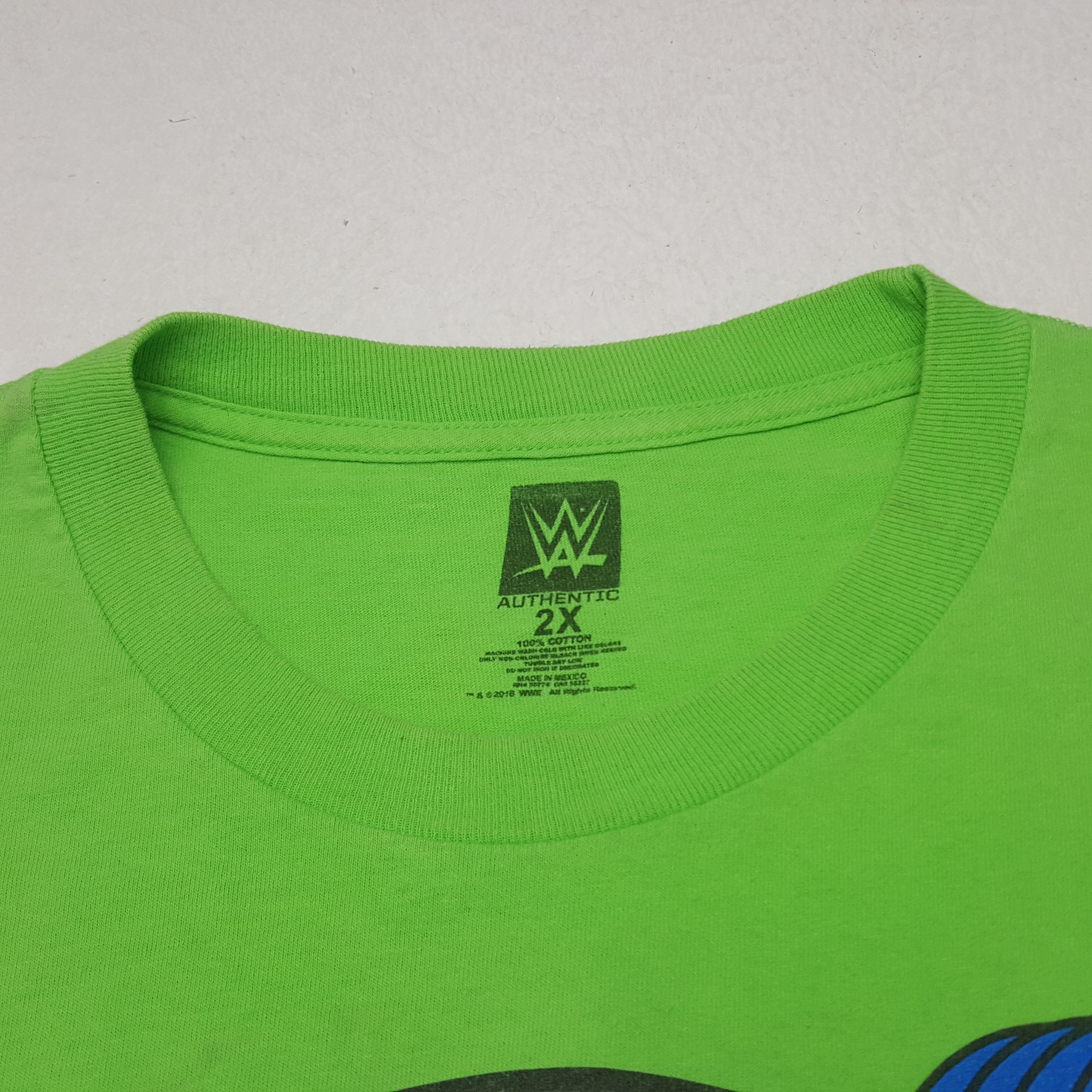 Designer Vintage John Cena Respect Wwe Style Tshirt Size US XL / EU 56 / 4 - 5 Thumbnail