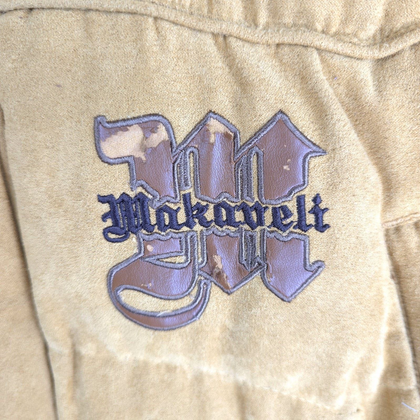 Makaveli Vintage Makaveli Branded Tupac Beige Puffer Jacket Sz Small Size US S / EU 44-46 / 1 - 5 Thumbnail