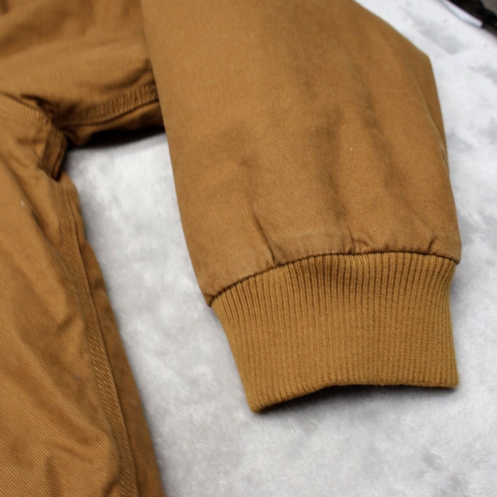 Vintage Woolrich Jacket Mens XL Brown Canvas Zip Full Lined Rugged Workwear Casual Woolrich Brown Canvas Jacket XL Mens Size US XL / EU 56 / 4 - 4 Thumbnail