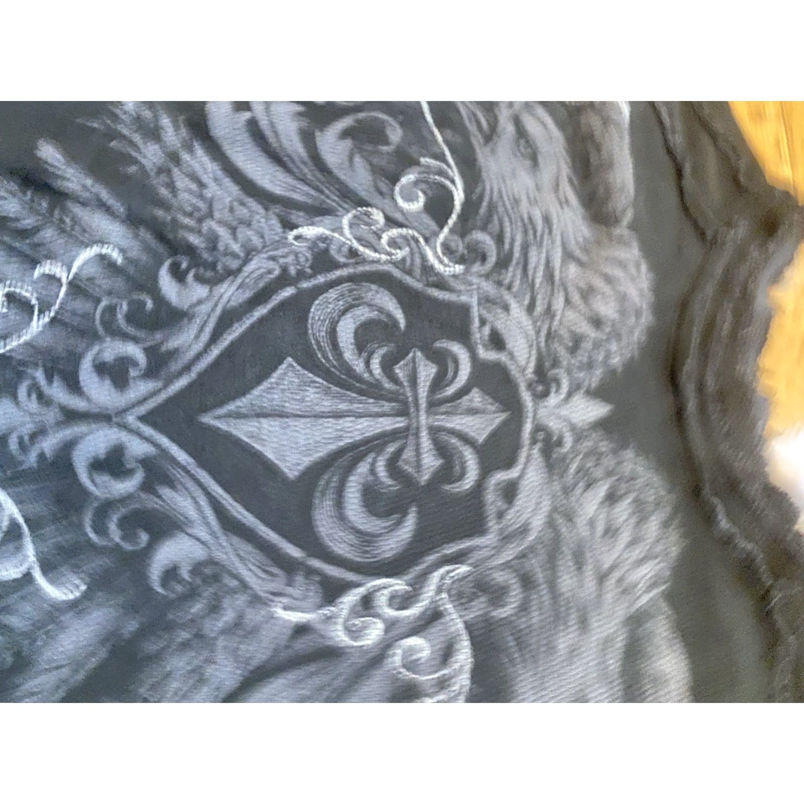 Affliction Affliction Mens Shirt XL Black Waffle Thermal Crew Neck 2-Sided Logo Y2K Gothic Punk Biker Size US XL / EU 56 / 4 - 4 Thumbnail