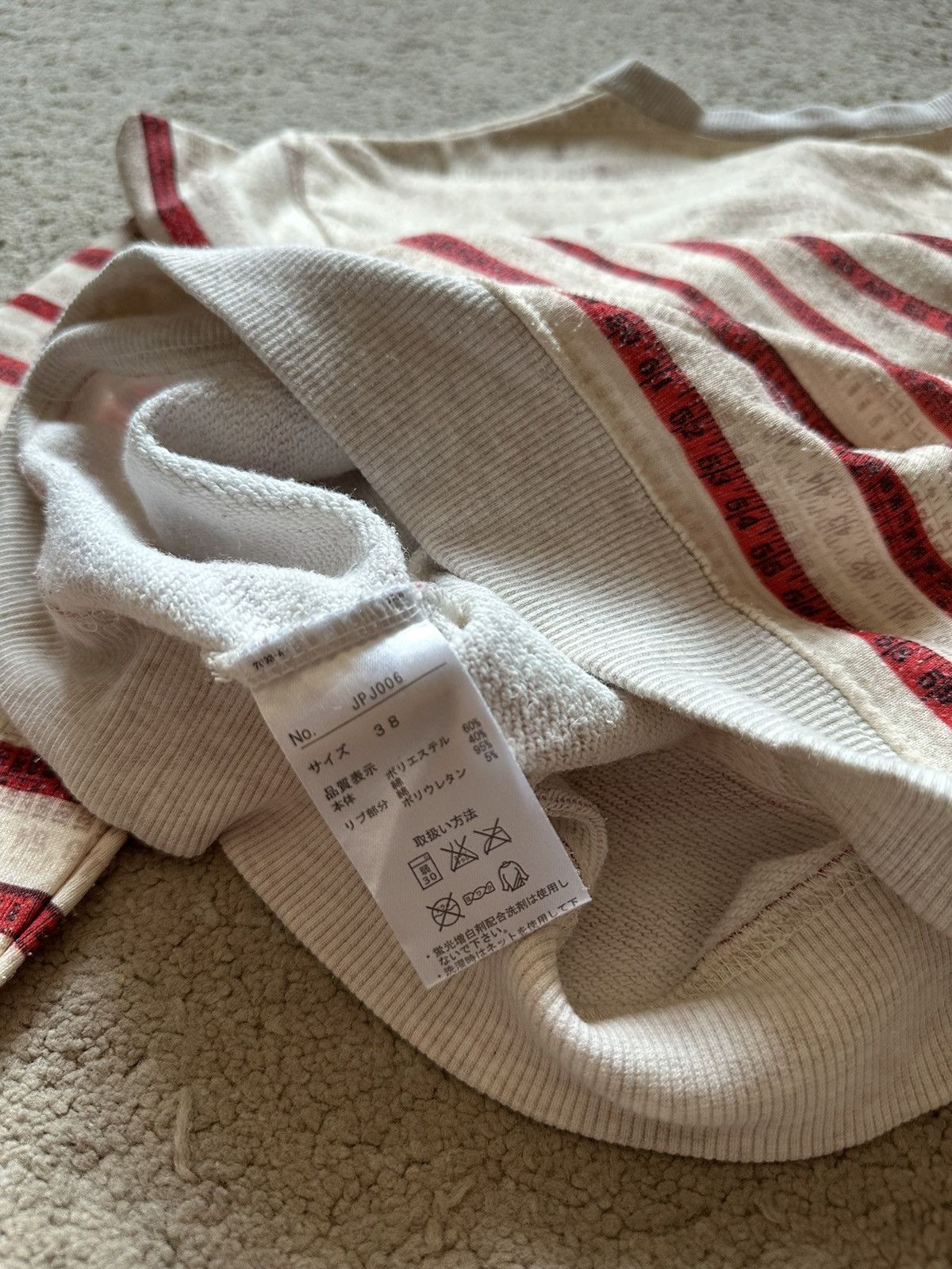 Jean Paul Gaultier 2000s JEAN PAUL GAULTIER Measurement Tape Sweatshirt Size XS / US 0-2 / IT 36-38 - 10 Thumbnail