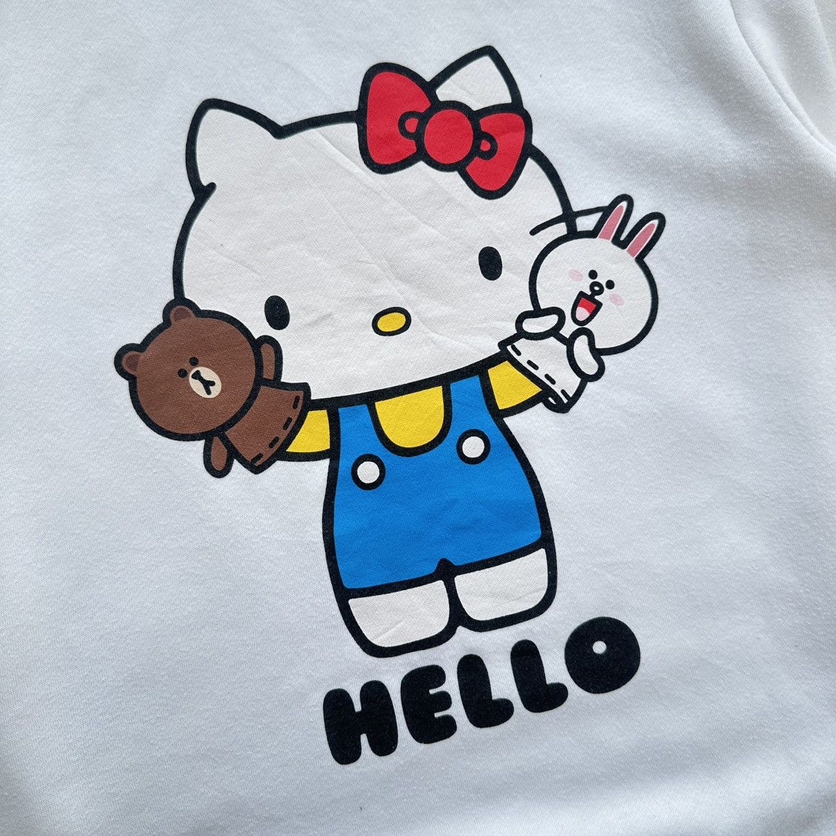 Japanese Brand HELLO KITTY BIG LOGO SWEATSHIRT RARE Size US XS / EU 42 / 0 - 4 Thumbnail