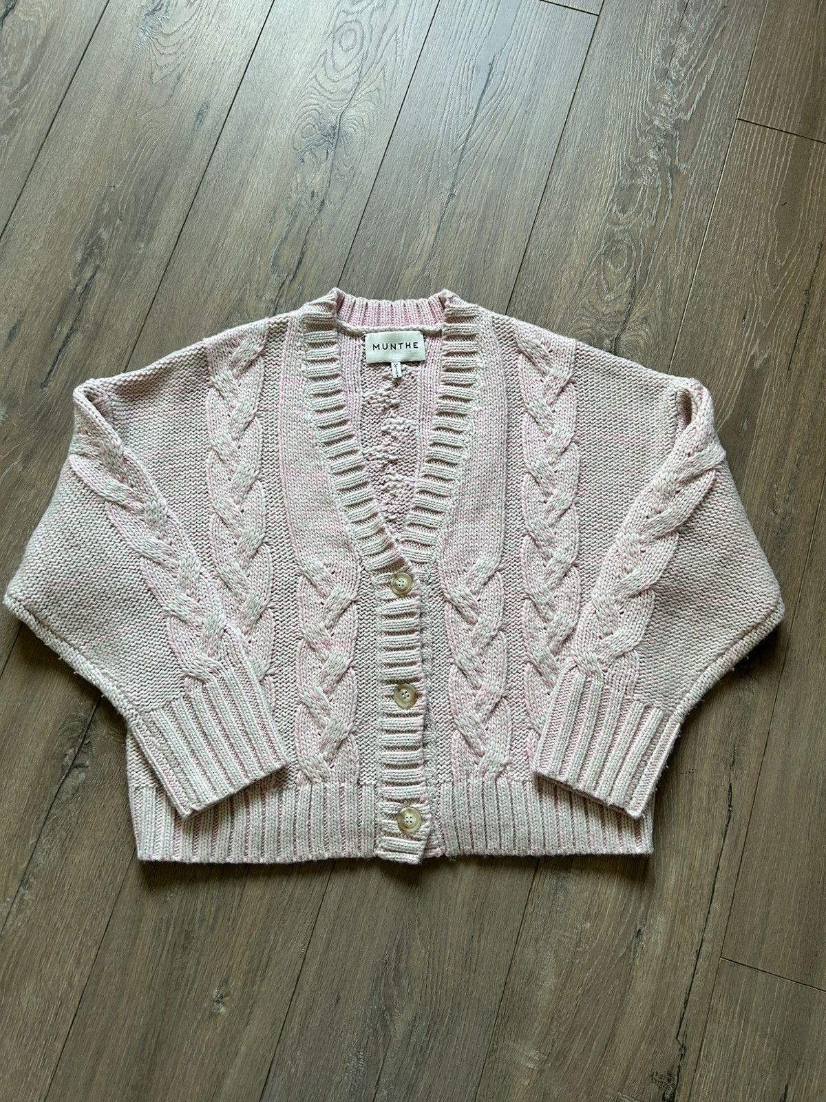 MUNTHE Munthe wool cardigan pink S Size S / US 4 / IT 40 - 1 Thumbnail