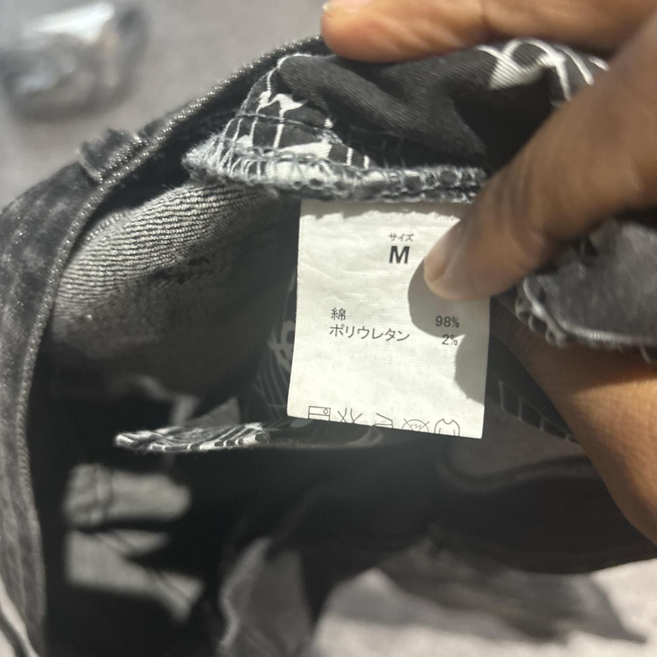 Number (N)ine Number Nine Nano Universe Distressed Cropped Denim Jeans Size US 31 - 5 Thumbnail