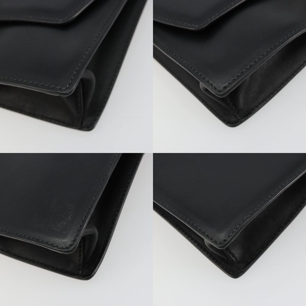 Prada Prada Leather Electra Studs Shoulder Bag Black Size ONE SIZE - 14 Thumbnail