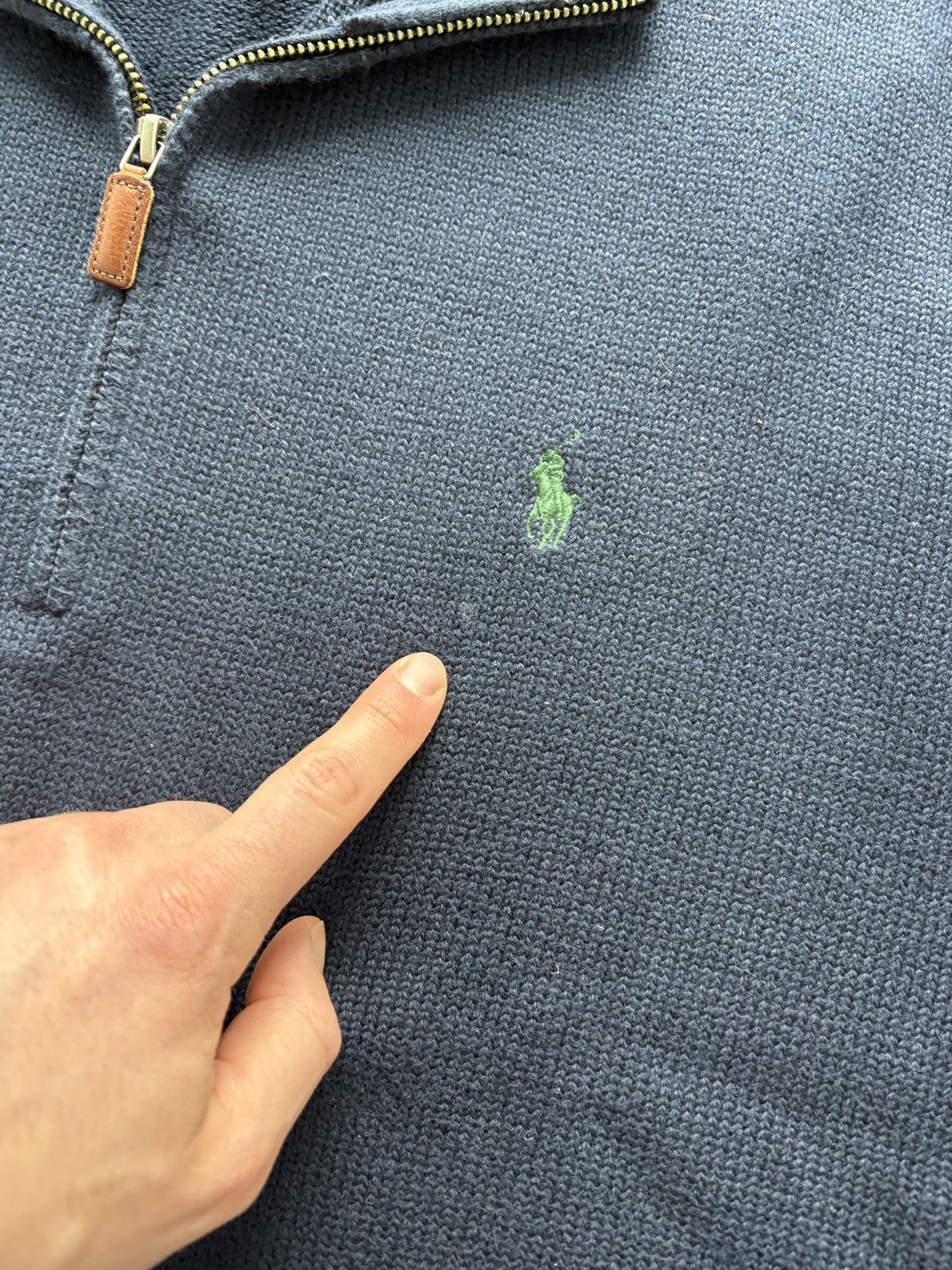 Polo Ralph Lauren Vintage Y2K Polo Ralph Lauren Quarter Zip Knit Sweater Size US XXL / EU 58 / 5 - 4 Thumbnail