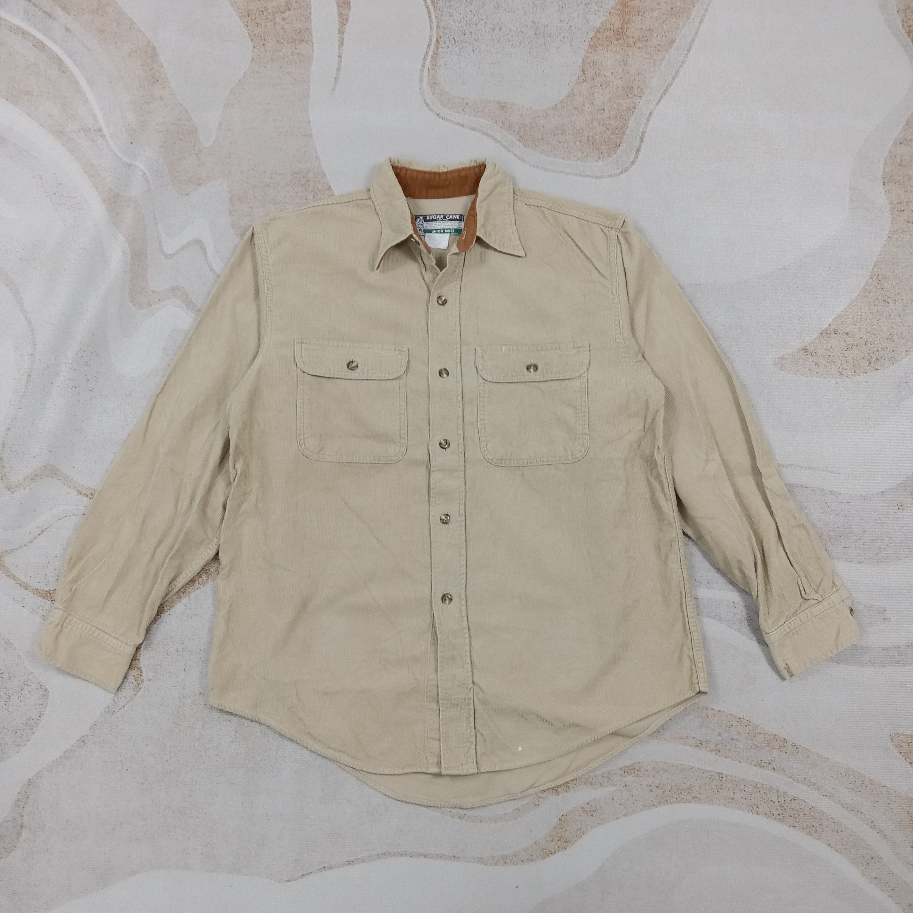 Sugar Cane Sugar Cane Japanese Brand Corduroy Shirt C276N33 Size US M / EU 48-50 / 2 - 1 Thumbnail
