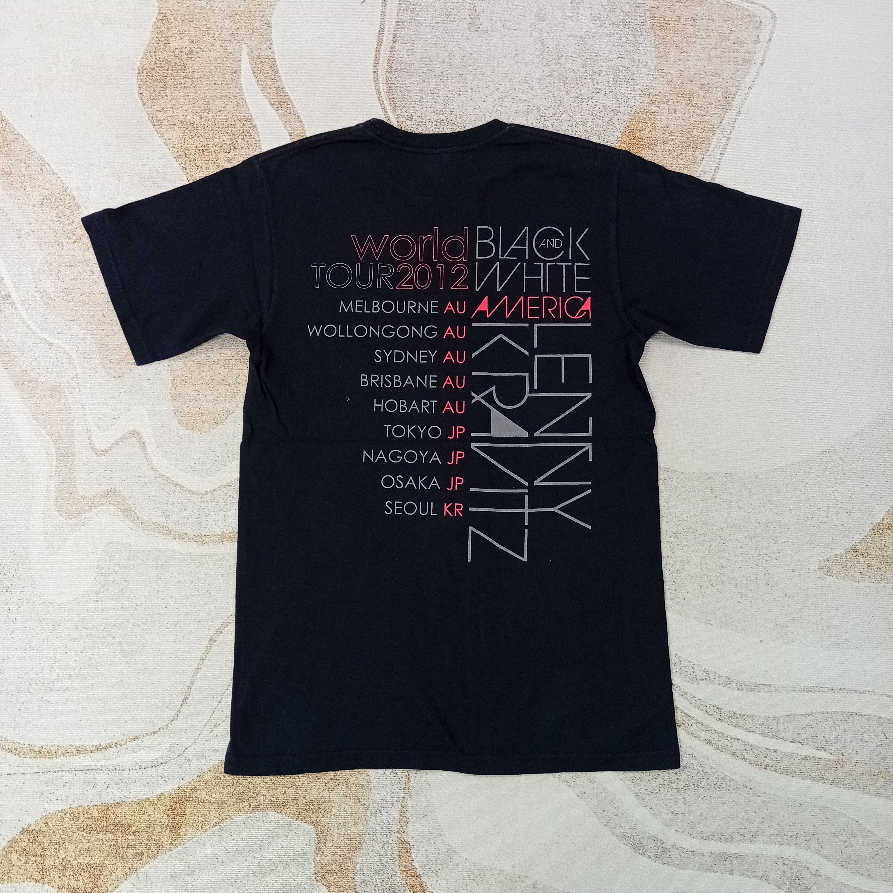 Lenny Kravitz Black and White Tour Tshirt C259N60