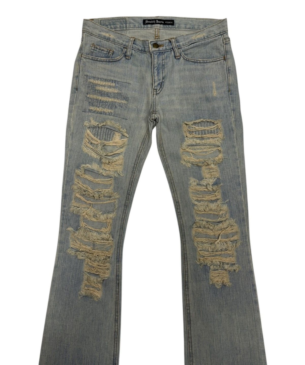 If Six Was Nine Flare Jeans Low Rise Snatch Jeans Mud Wash Bootcut Denim Size US 30 / EU 46 - 5 Thumbnail