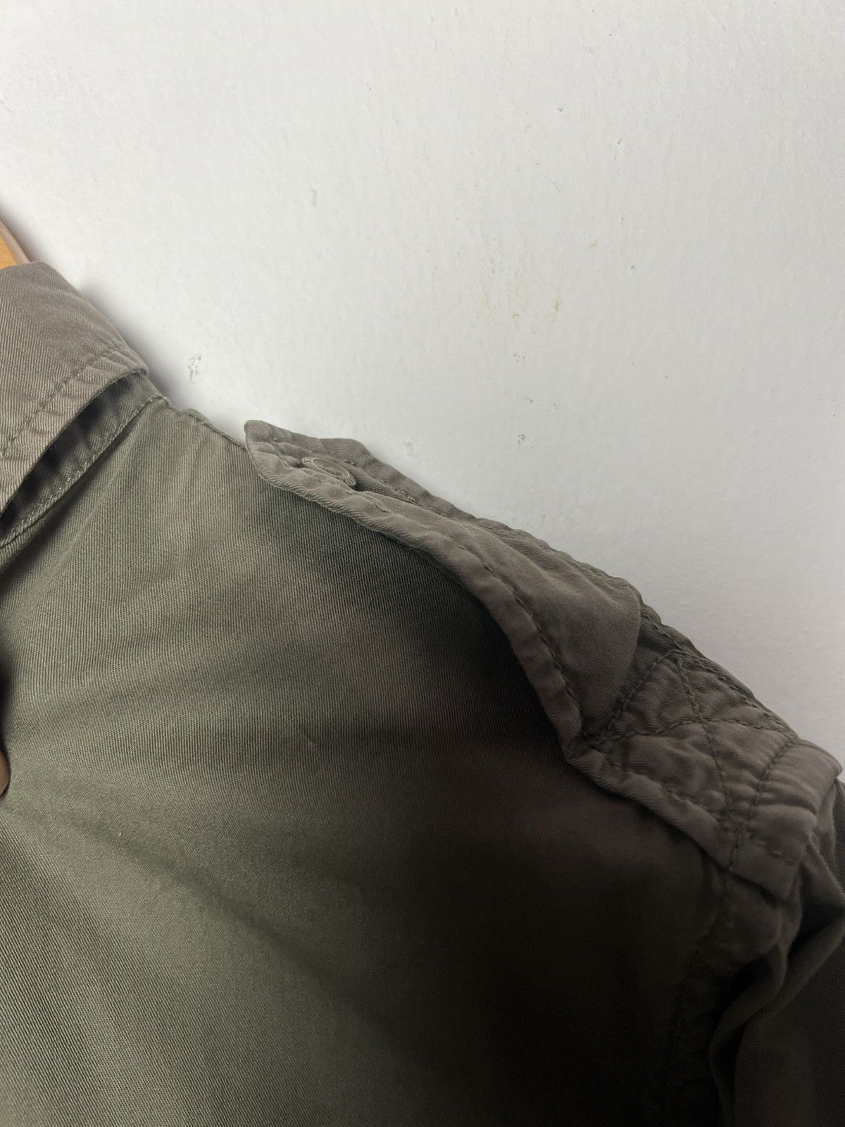 Avirex Avirex Limited Long Sleeve Olive Green Button Up Shirt Size US L / EU 52-54 / 3 - 8 Thumbnail
