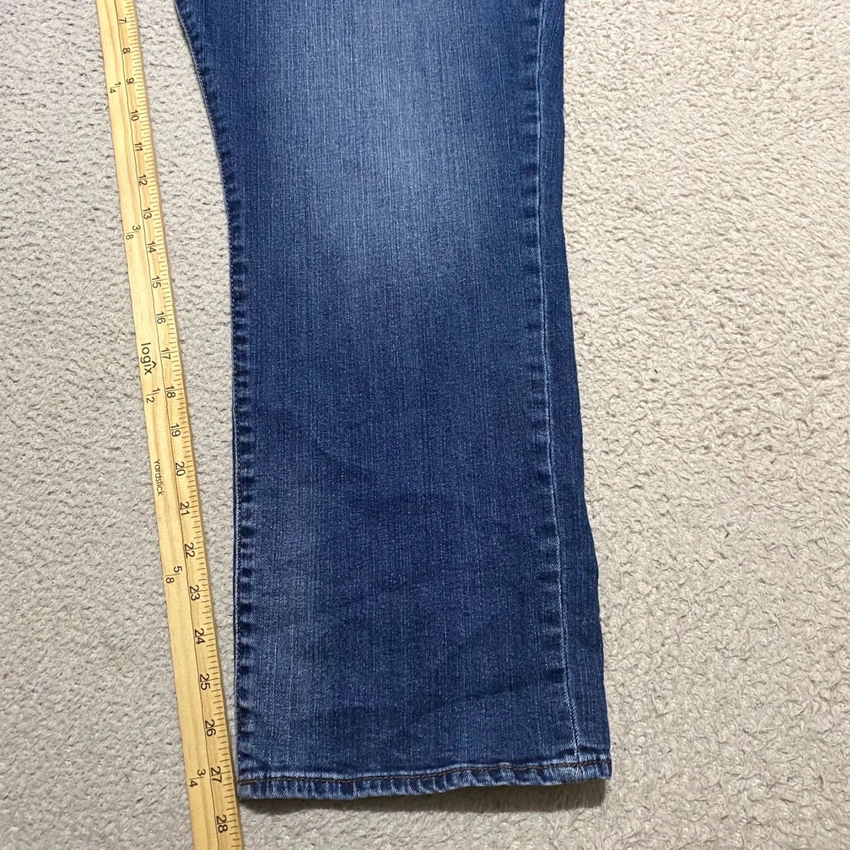 Lee Lee Jeans Mens Straight Jeans 44x30 Blue Denim Extreme Motion Mid Rise Size US 44 / EU 60 - 6 Thumbnail