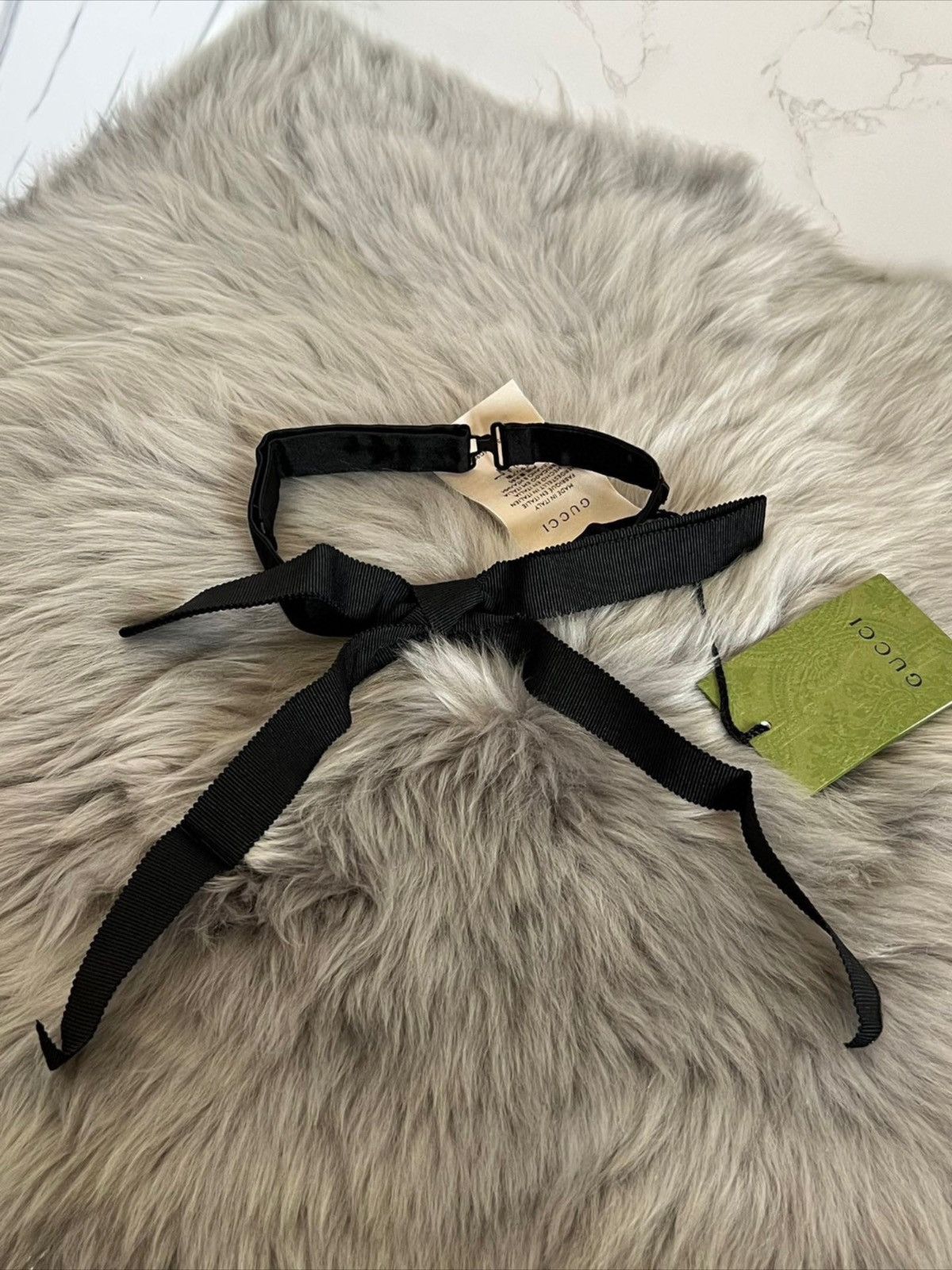 Gucci GUCCI Neck Bow Black Size ONE SIZE - 1 Thumbnail