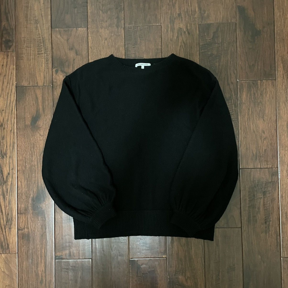 Helmut Lang Helmut Lang Black Sweater Size S / US 4 / IT 40 - 1 Thumbnail