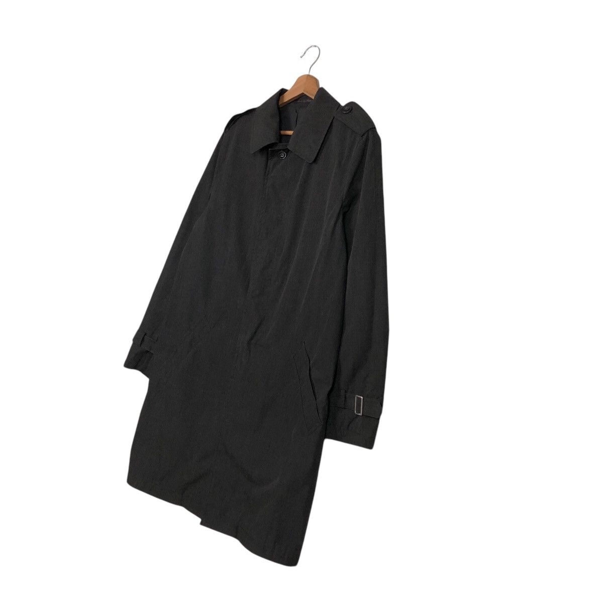 Japanese Brand 📌Vintage Long Jacket Rich Black Ships Japan Made Size US L / EU 52-54 / 3 - 3 Thumbnail