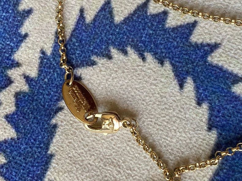 Vivienne Westwood Vivienne Westwood Used golden Orb Saturn necklace Size ONE SIZE - 8 Thumbnail