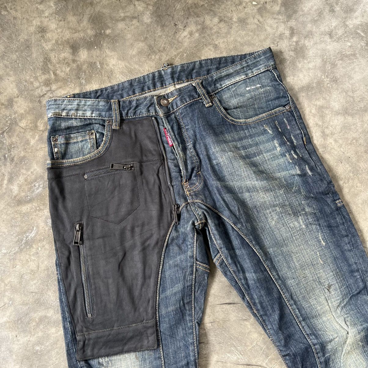 Dsquared2 Dsquared Archive Style Cargo Biker Denim Jeans Size US 34 / EU 50 - 3 Thumbnail