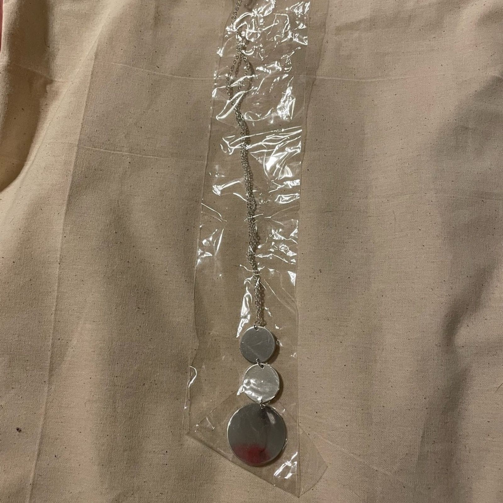 Other 🔴 3 for $15 Silver Pendant Long Statement Necklace Size ONE SIZE - 3 Thumbnail