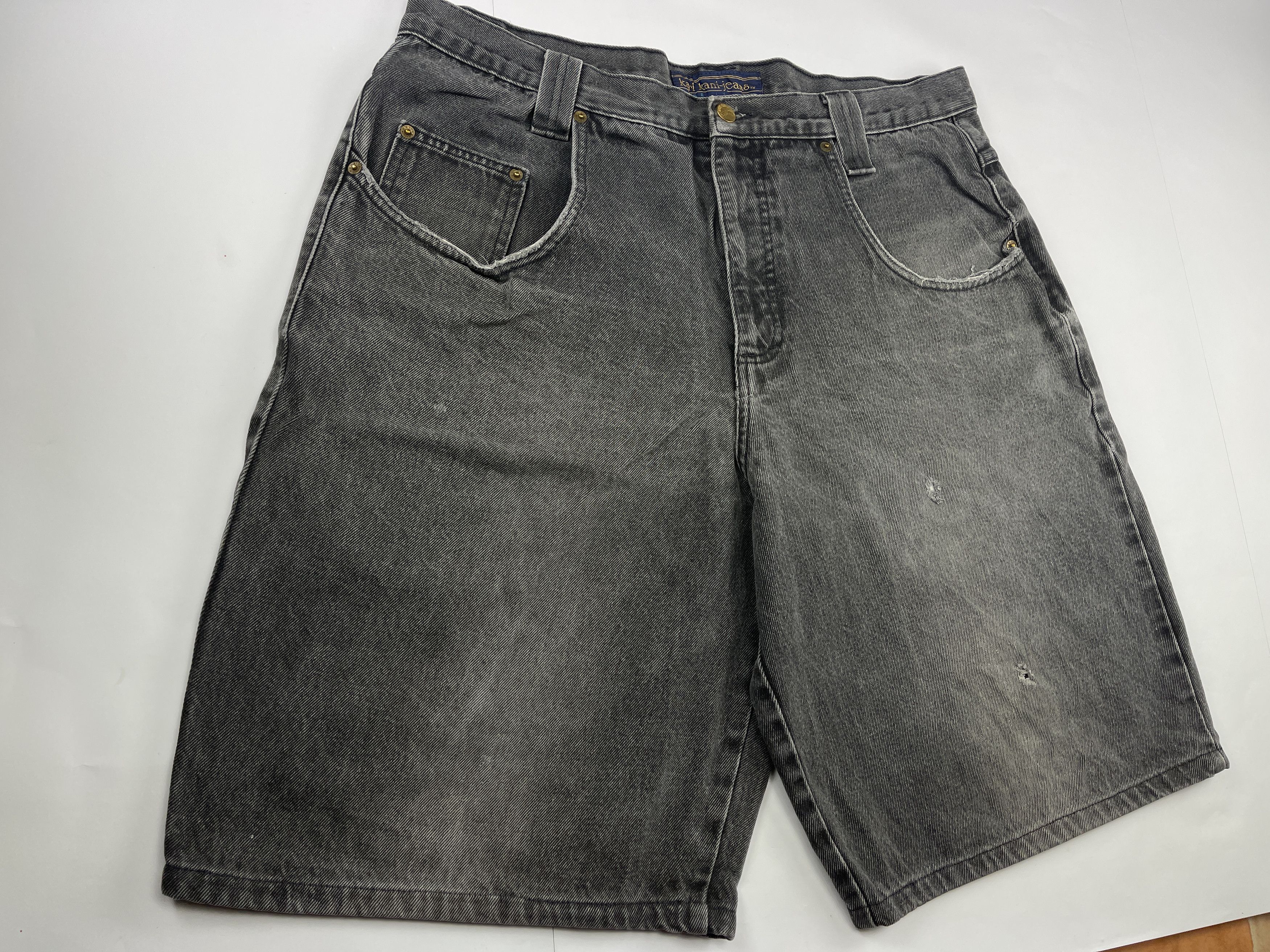 Karl Kani KARL KANI shorts, vintage hip hop baggy jeans, 90s size W 36 Size US 36 / EU 52 - 7 Thumbnail