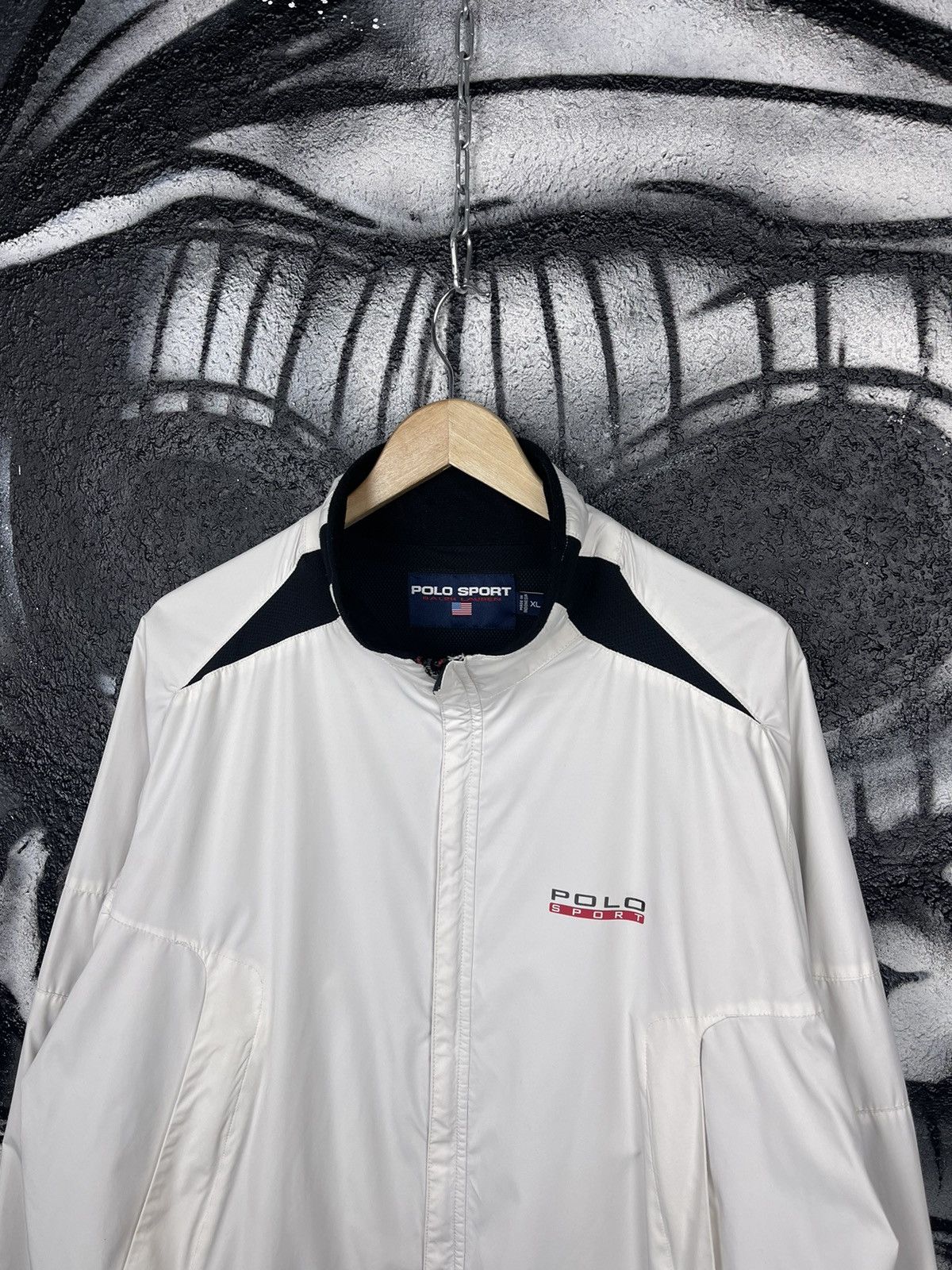 Polo Ralph Lauren × Vintage Polo Sport Ralph Lauren Track Top Jacket Mens Size XL Size US XL / EU 56 / 4 - 3 Thumbnail
