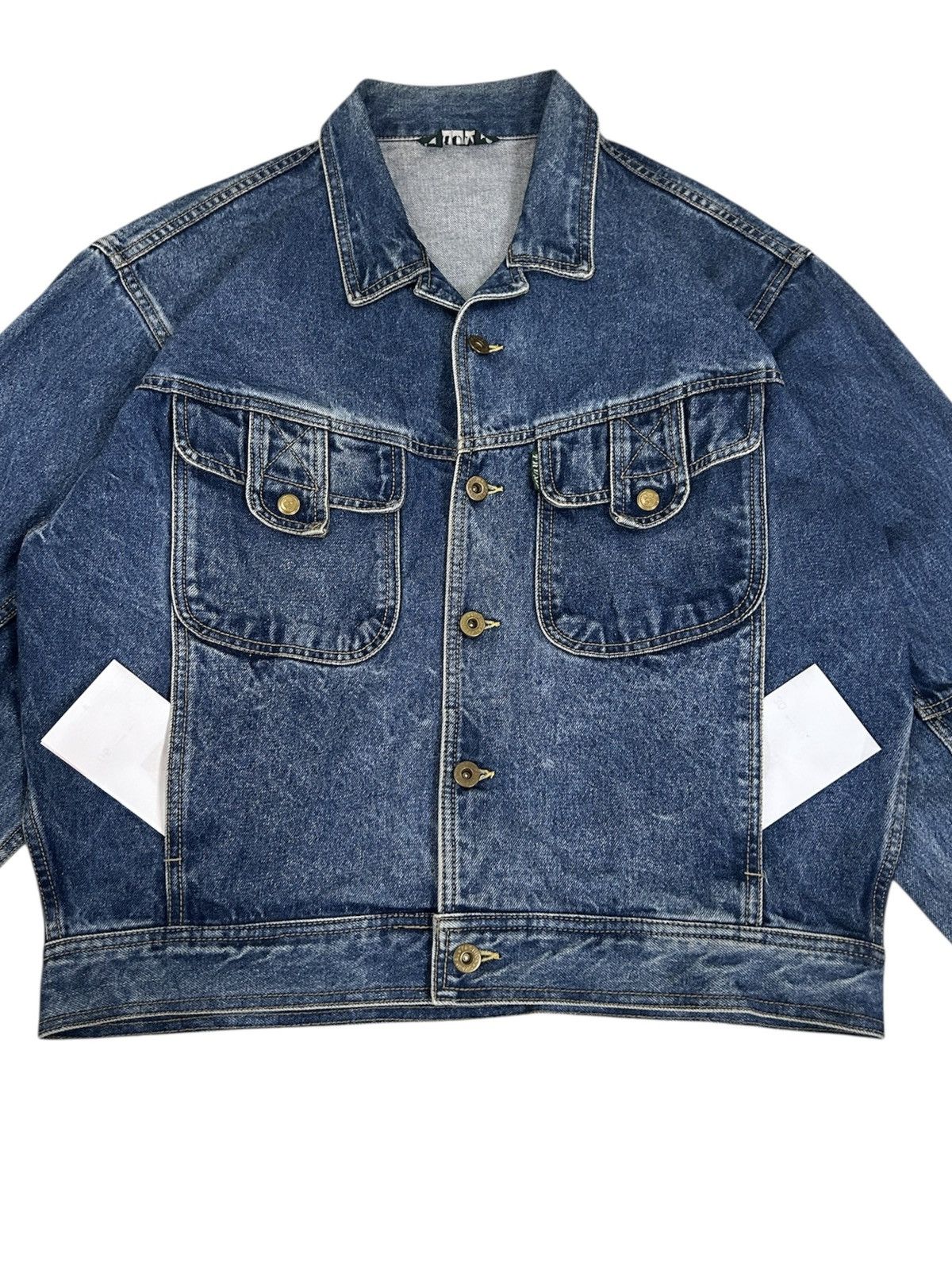 Vintage SOLDOUT 90s VINTAGE Denim Jacket Trump Size US M / EU 48-50 / 2 - 2 Thumbnail