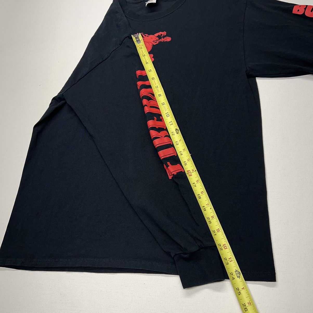 Vintage Fireball Whisky Tee Shirt Black Long Sleeve Promo Liquor Y2K Size US L / EU 52-54 / 3 - 17 Thumbnail