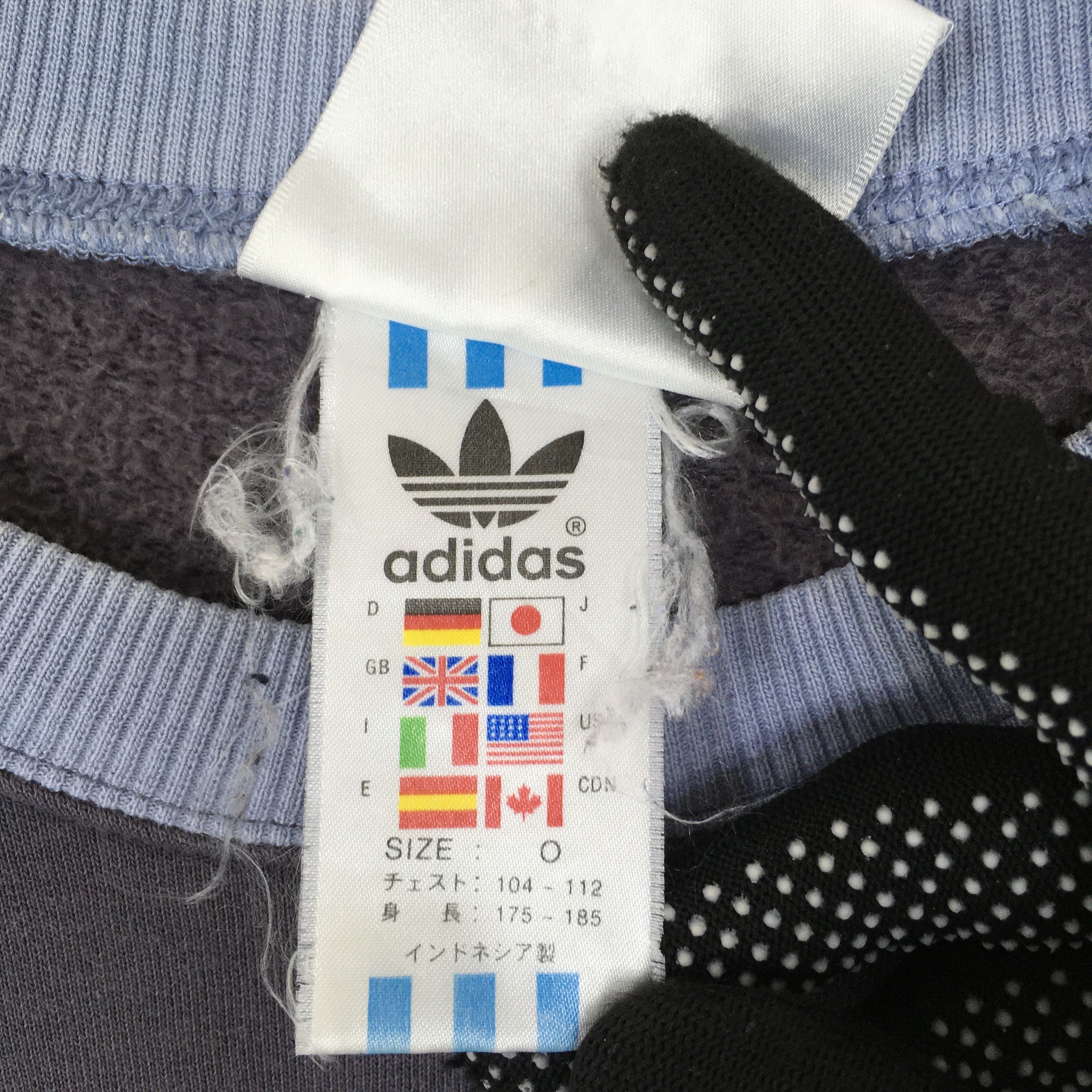 Adidas × Vintage Vintage 90s Adidas Trefoil Sweatshirt Large Size US L / EU 52-54 / 3 - 6 Thumbnail