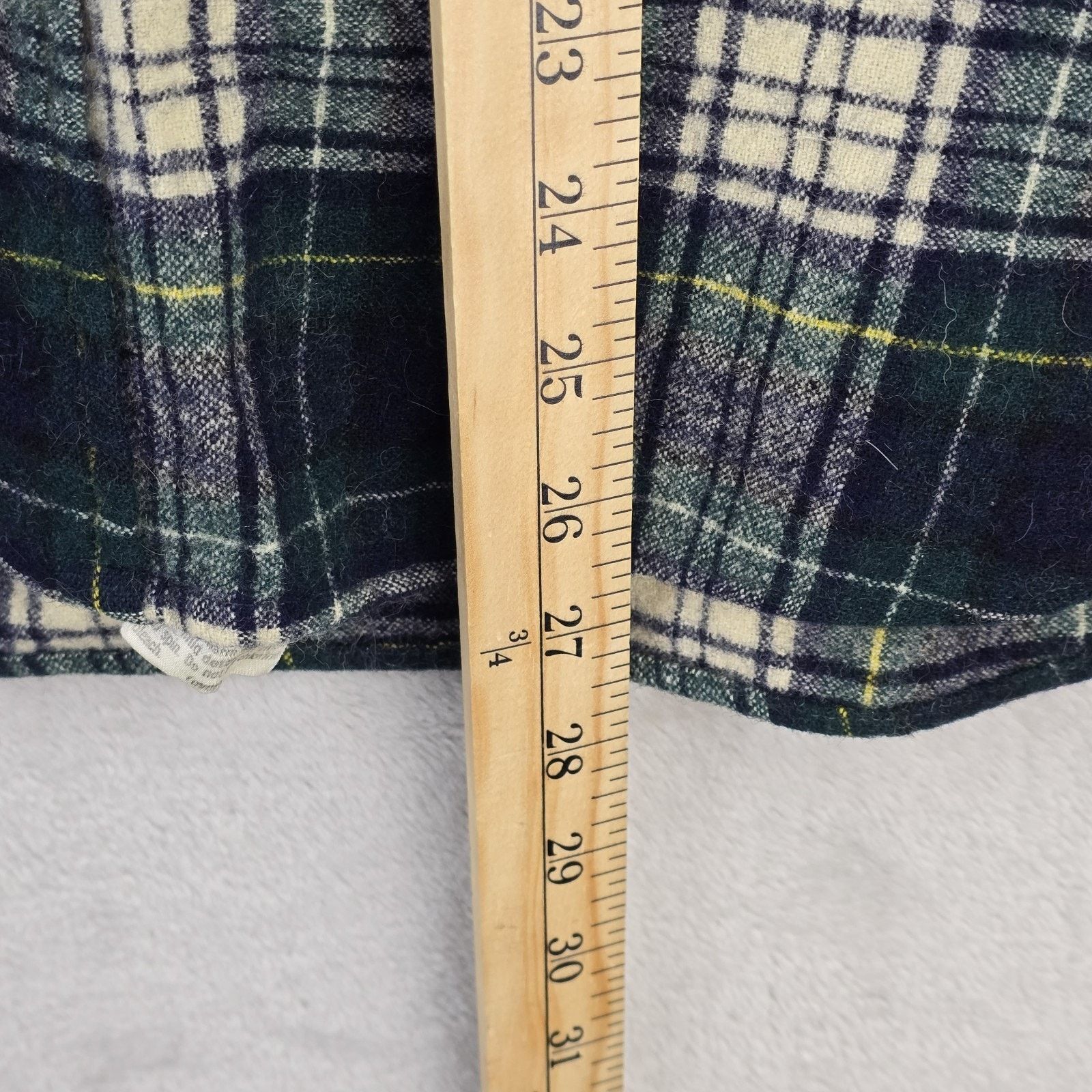Pendleton Vtg Pendleton Plaid Flannel Shirt Medium Virgin Wool FLAWS Size US M / EU 48-50 / 2 - 9 Thumbnail
