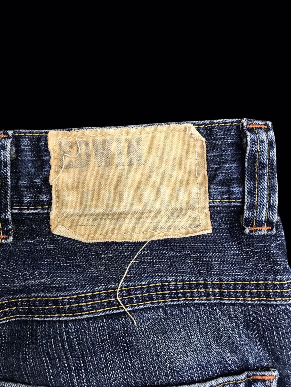 Edwin 💥90s Style💥EDWIN REGULAR MUD STONEWASH DENIM F76 Size US 32 / EU 48 - 18 Thumbnail