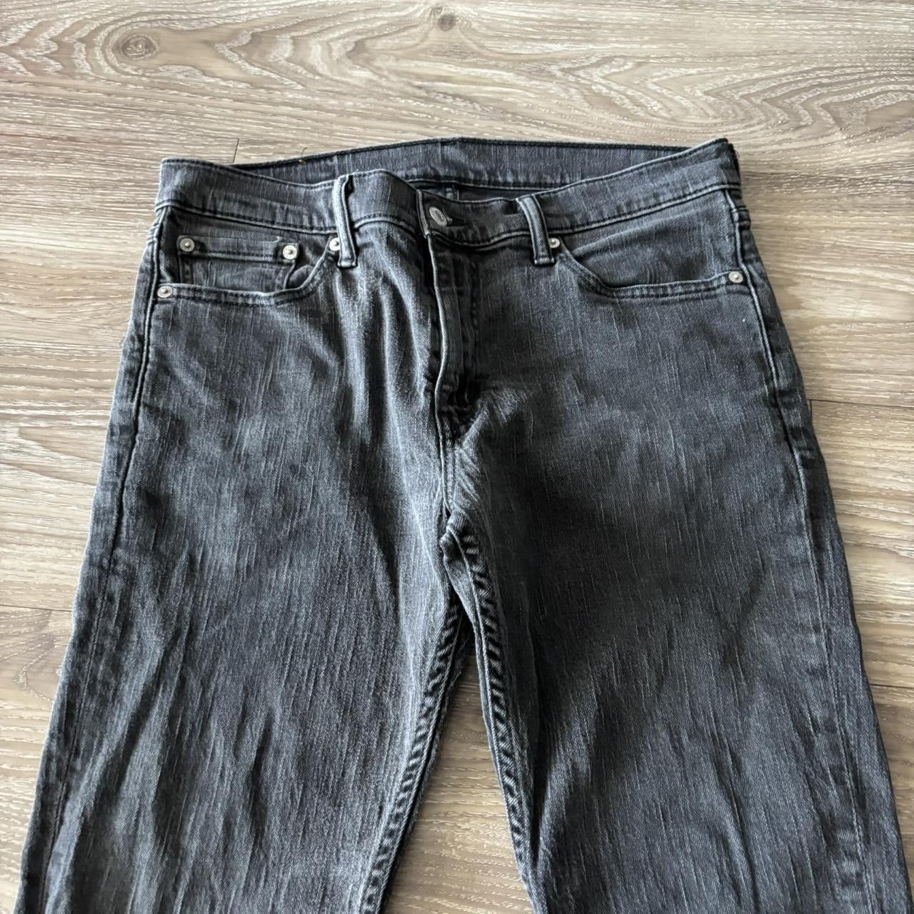 Levi's Crazy Vintage Y2K/2000s Grunge Black Levis Skinny Denim Jeans! 32x31 Size US 32 / EU 48 - 5 Thumbnail