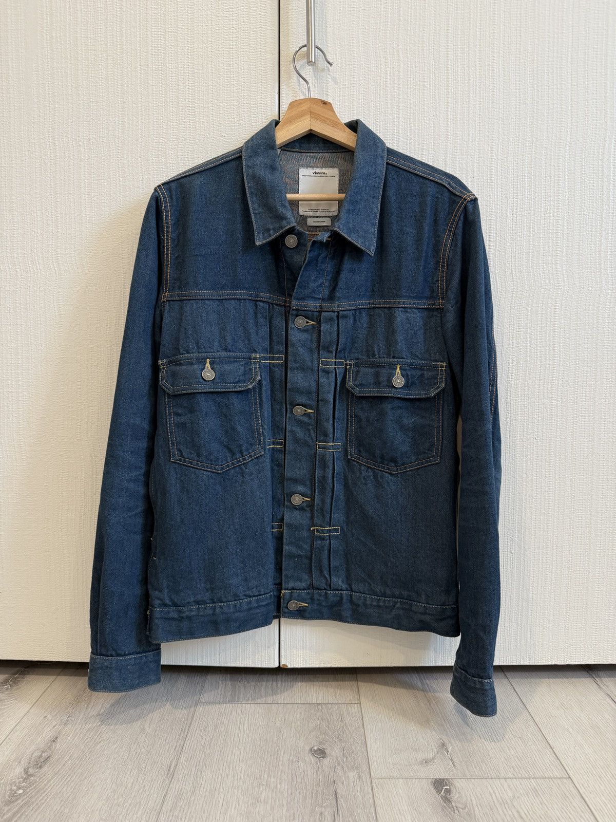 Visvim VISVIM 101 Social Sculpture Denim Jacket Size US S / EU 44-46 / 1 - 1 Thumbnail