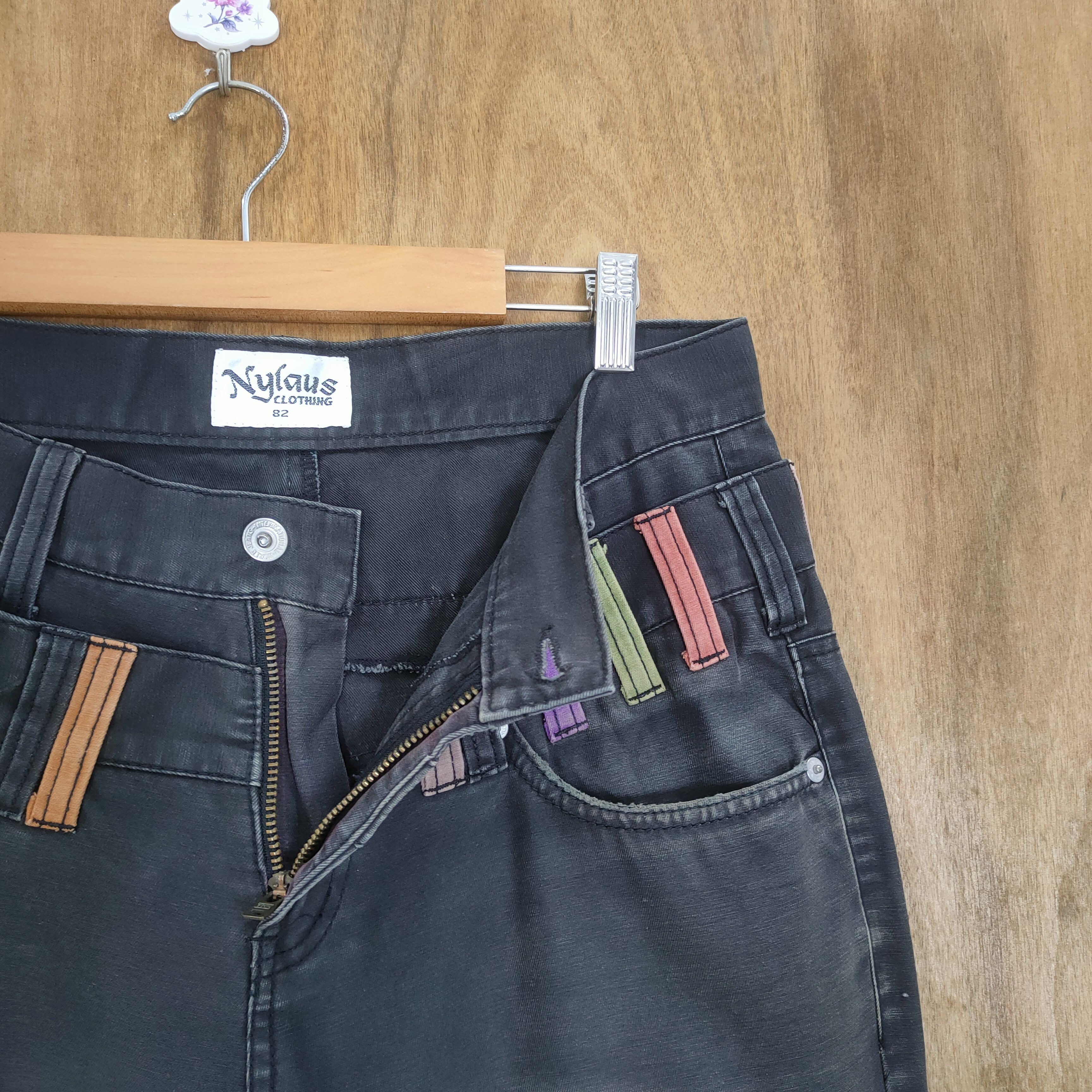 Japanese Brand DOUBLE WAIST BLACK TROUSERS PANTS Size US 32 / EU 48 - 10 Thumbnail