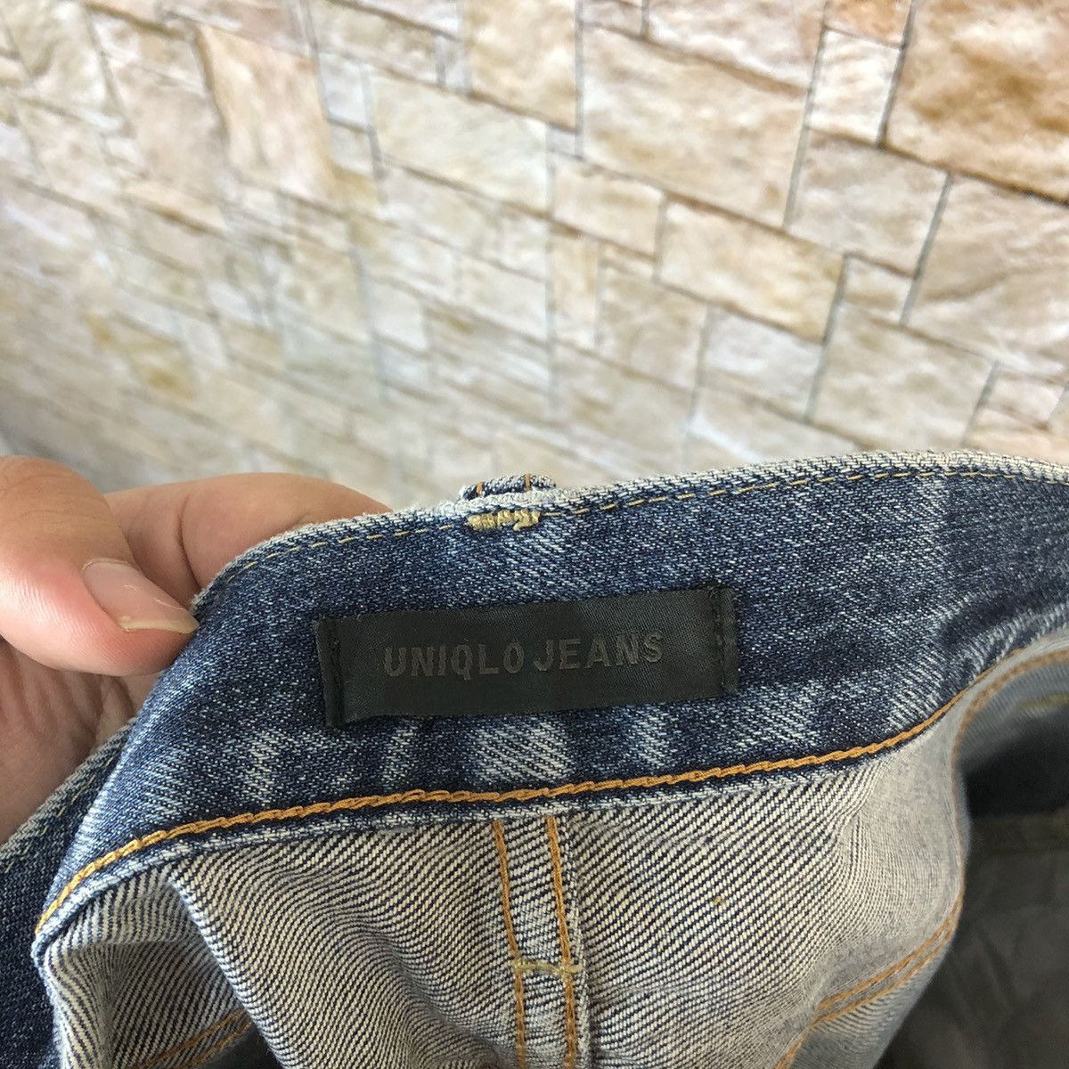 Uniqlo Uniqlo vintage Jeans faded Blue Denim Pants #7578 Size US 32 / EU 48 - 21 Thumbnail