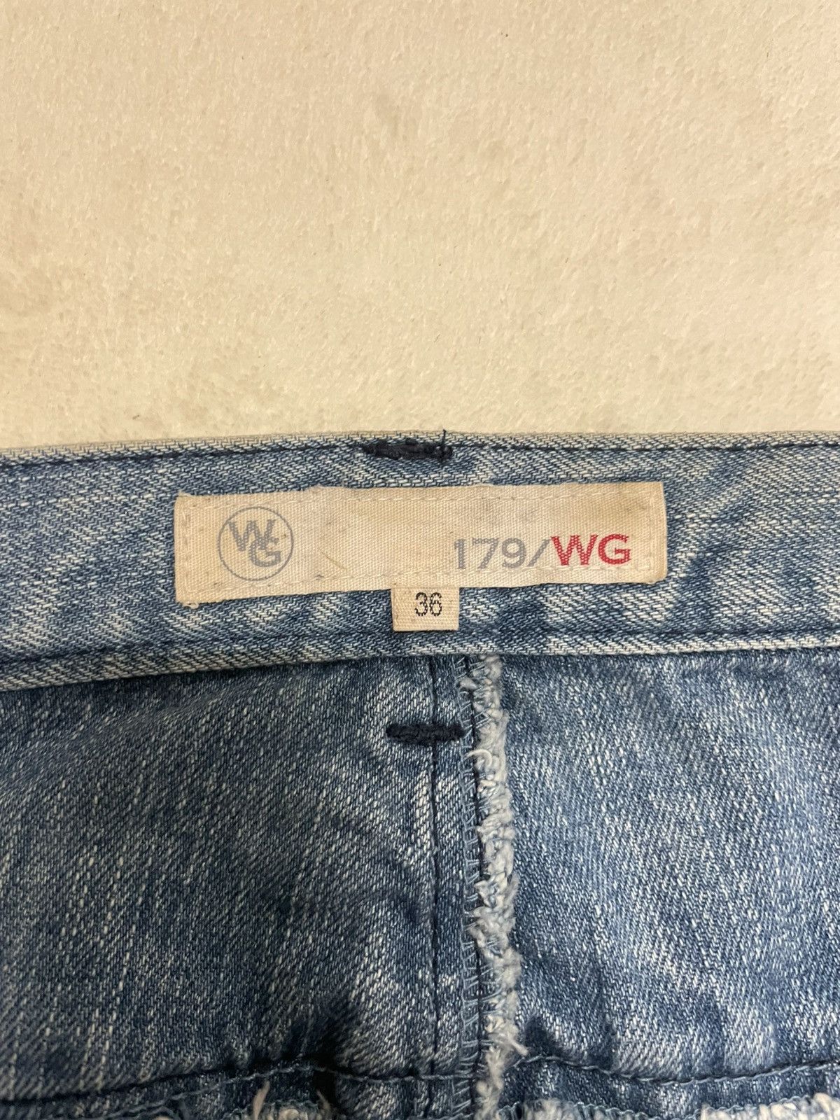 Japanese Brand Vintage WG Japanese Brand Double Waist Denim Jeans Size US 30 / EU 46 - 8 Thumbnail