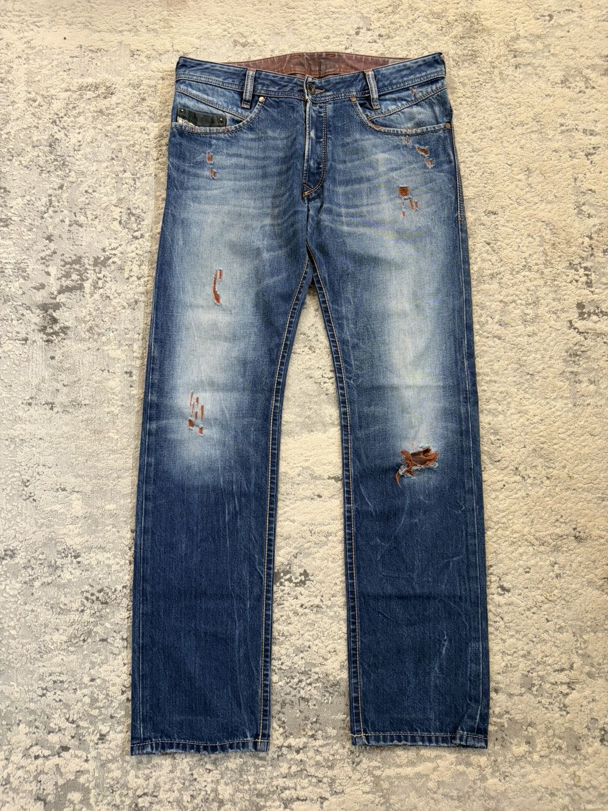 Diesel IAKOP Slim Tapered Jeans Wash 0815K 30x30 Size US 30 / EU 46 - 1 Thumbnail