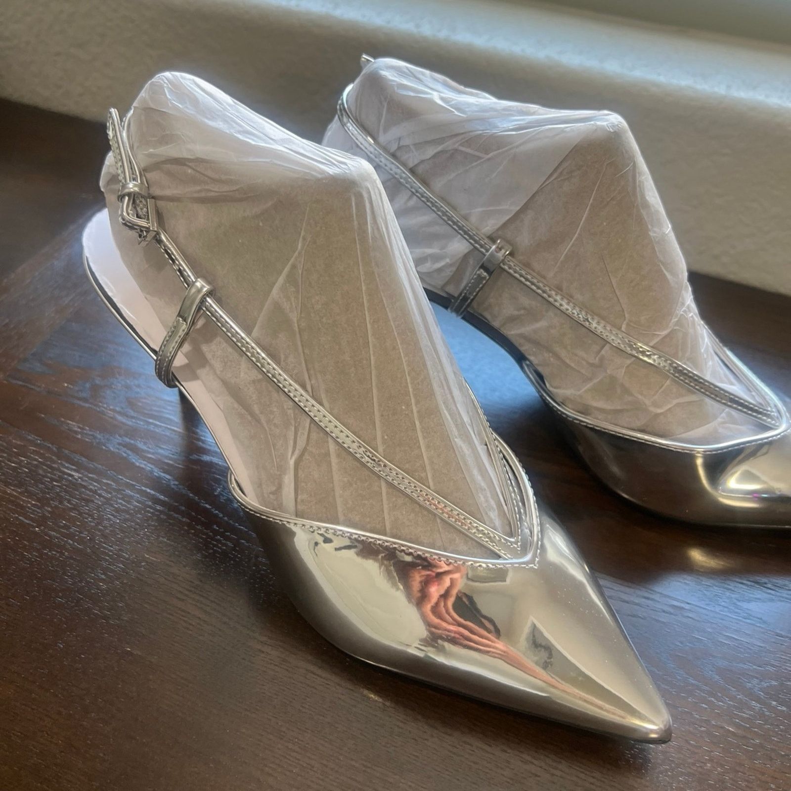 Marc Fisher Marc Fisher stiletto silver Size US 7 / IT 37 - 5 Thumbnail
